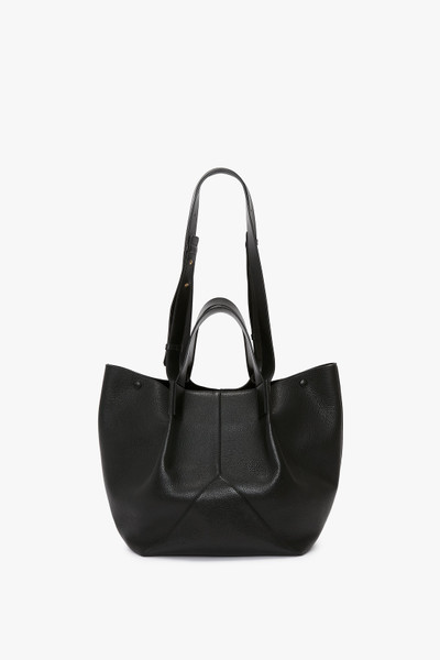Victoria Beckham The Medium Tote In Black Leather outlook