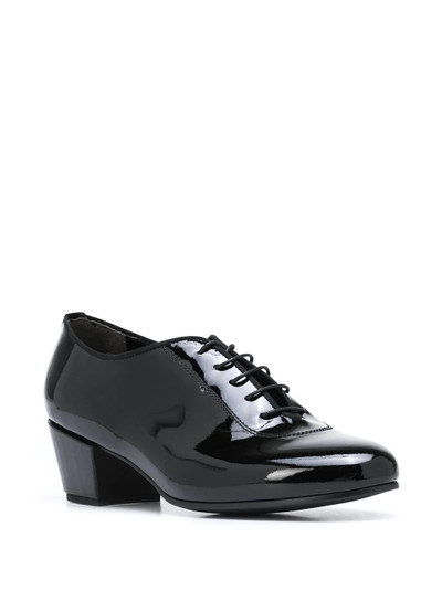 Comme des Garçons Homme Plus patent leather lace-up shoes outlook