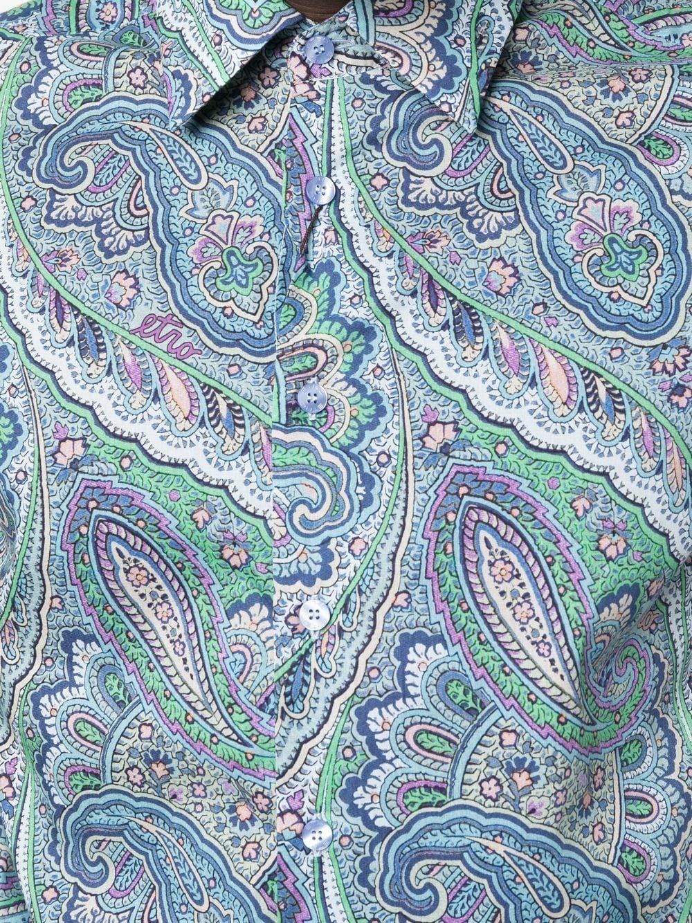 paisley-print cotton shirt - 5