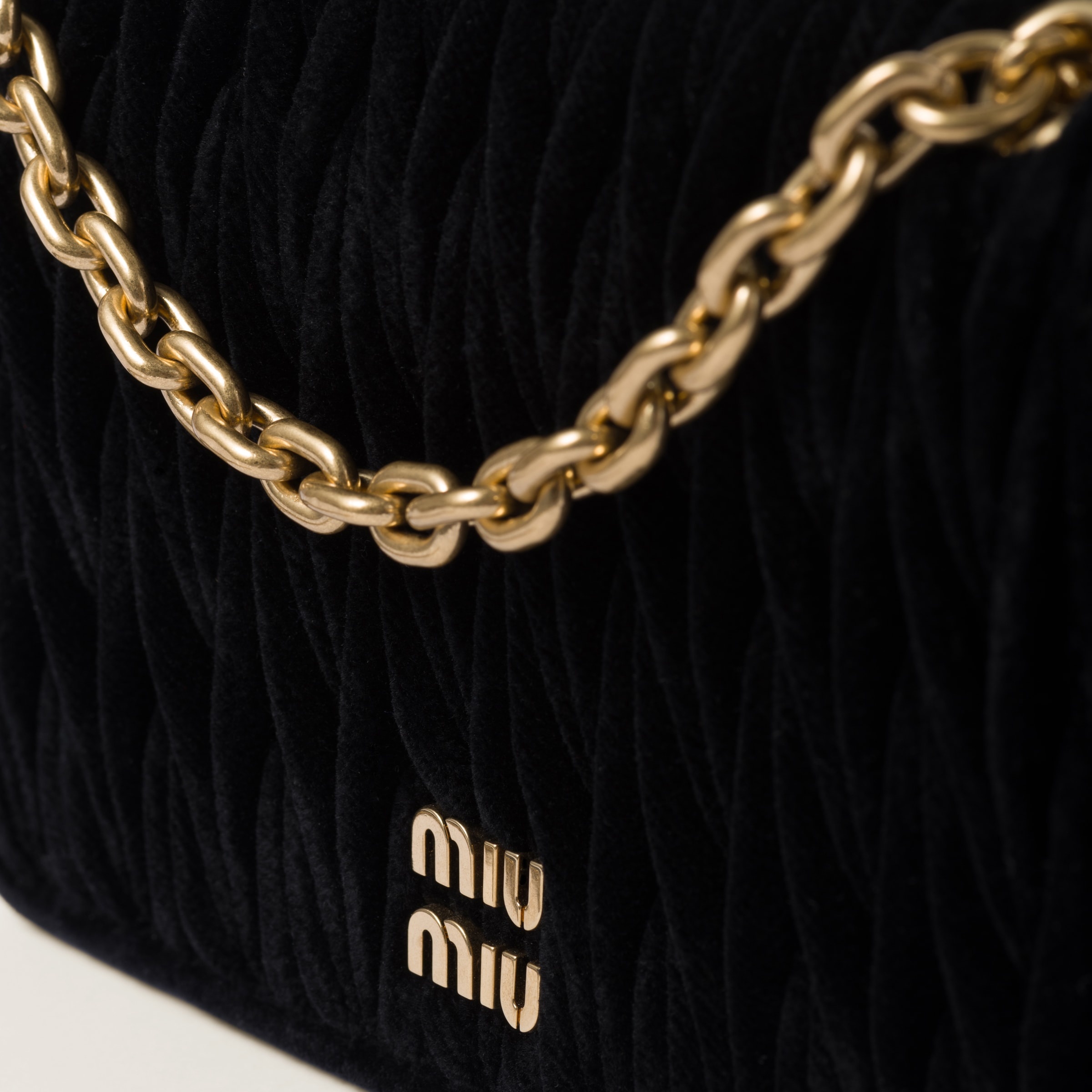 Matelassé velvet mini-bag - 6