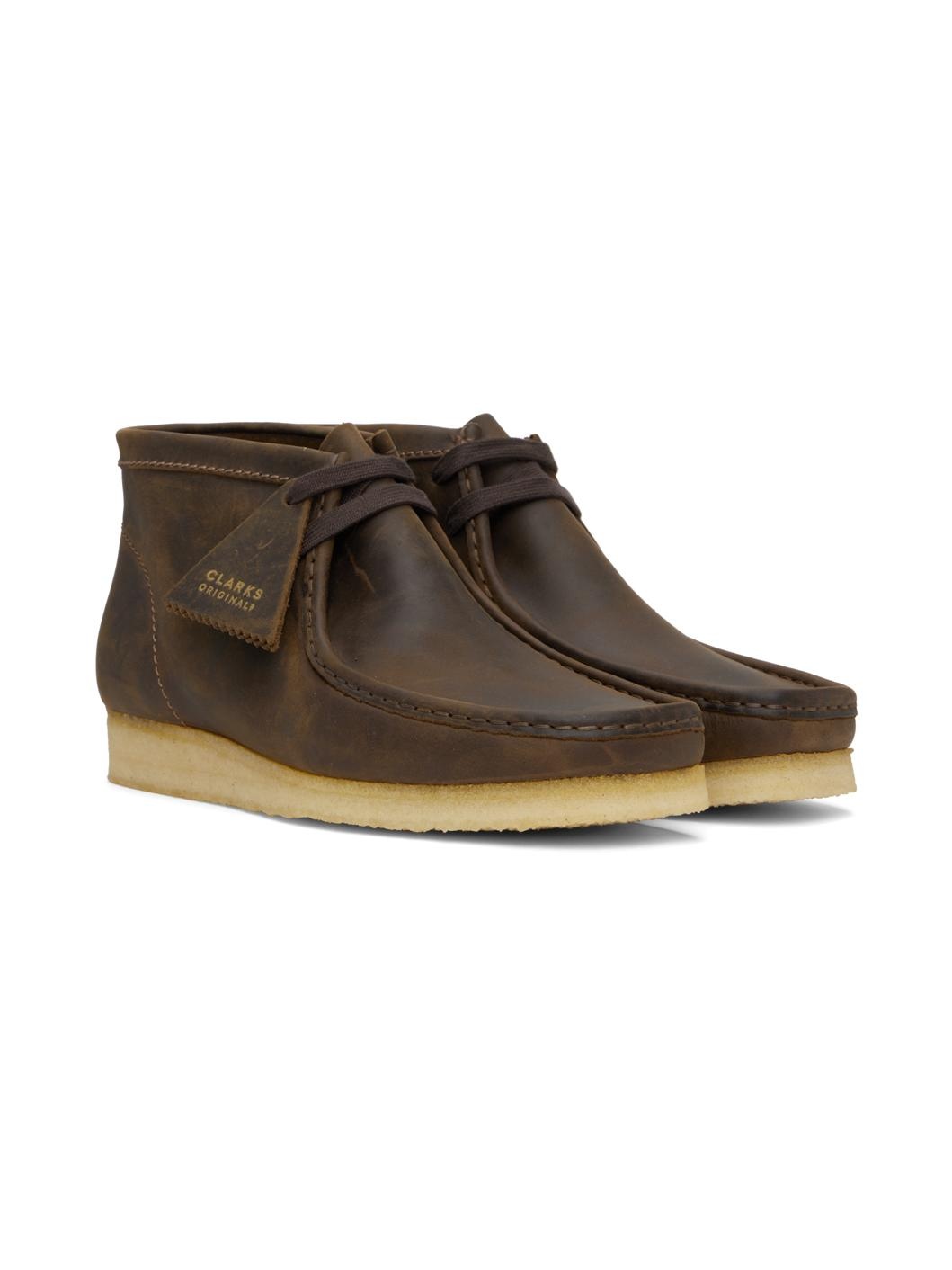 Brown Wallabee Boots - 4