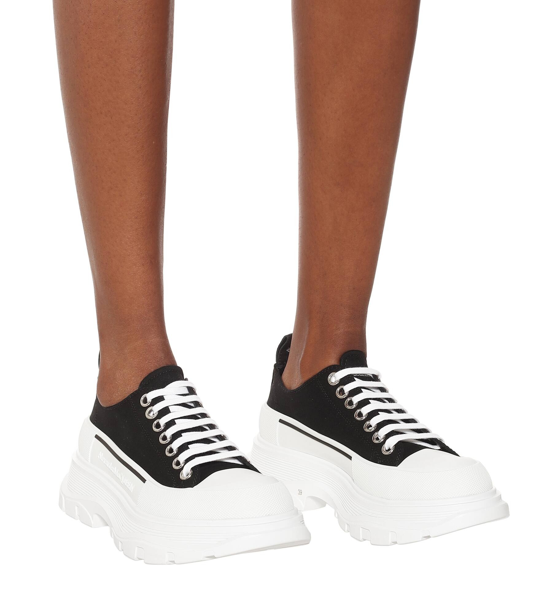 Tread Slick canvas platform sneakers - 4