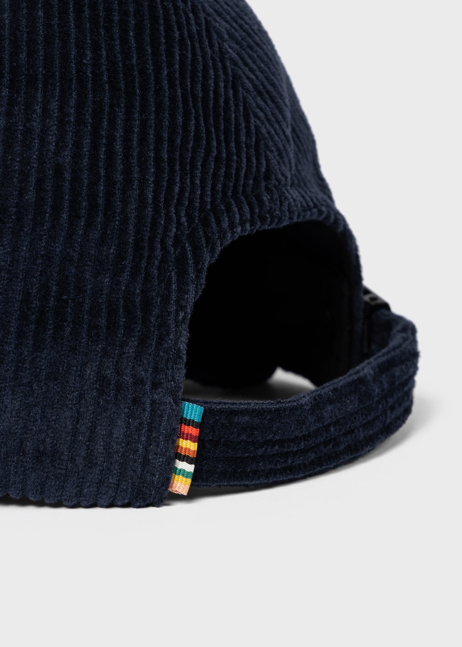 Navy Corduroy Cap - 3