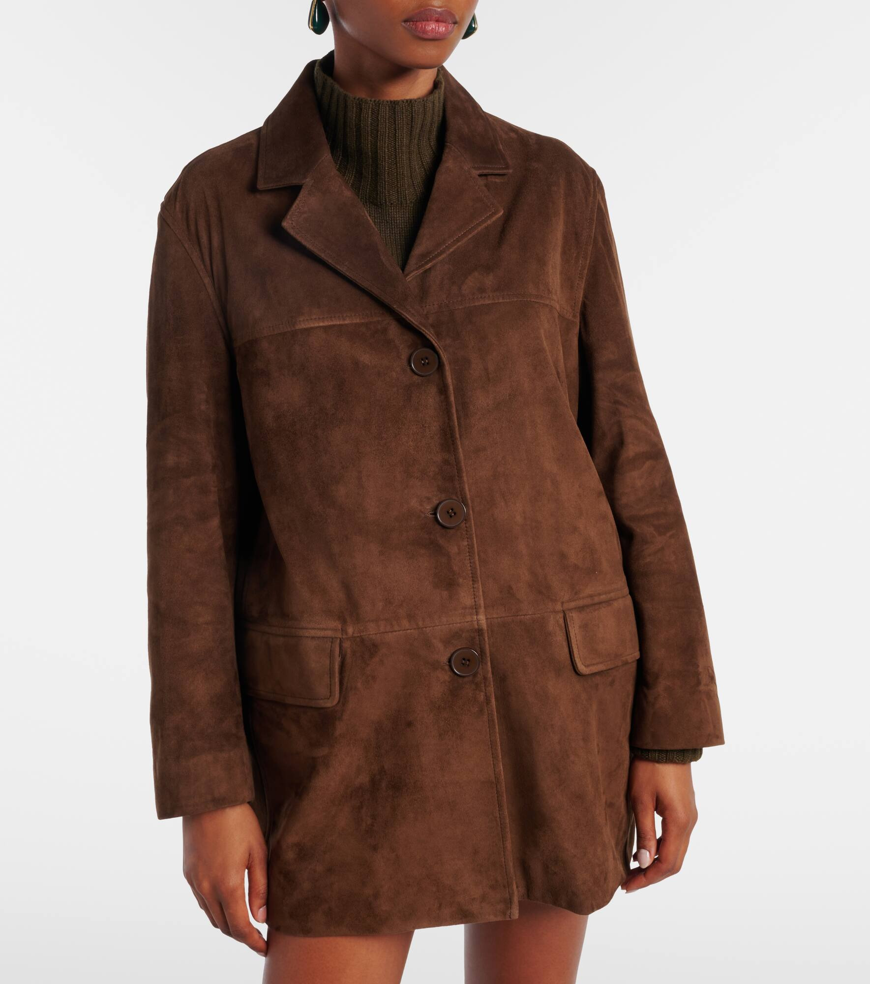 Gotham suede coat - 6