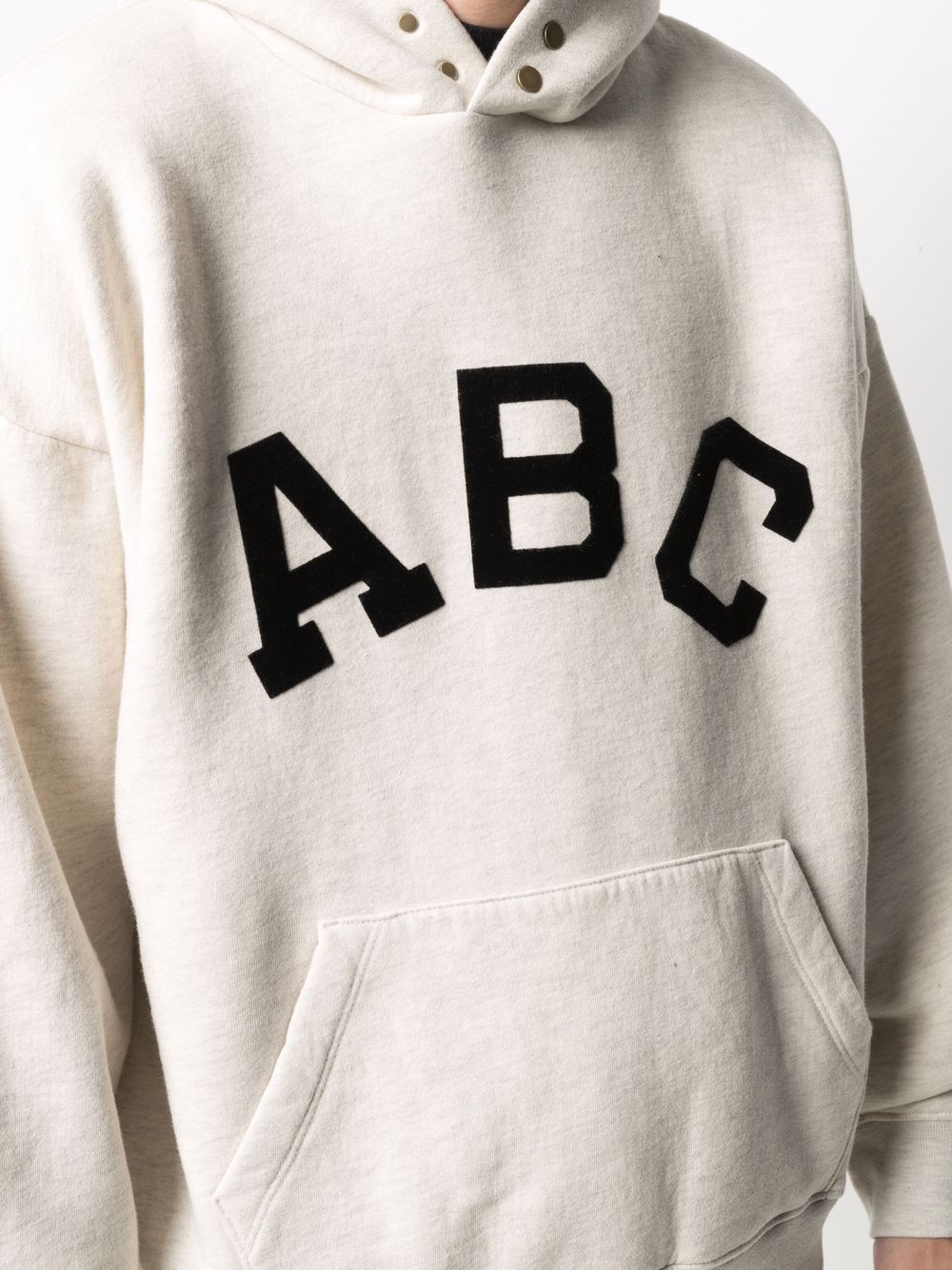 ABC cotton pullover hoodie - 5