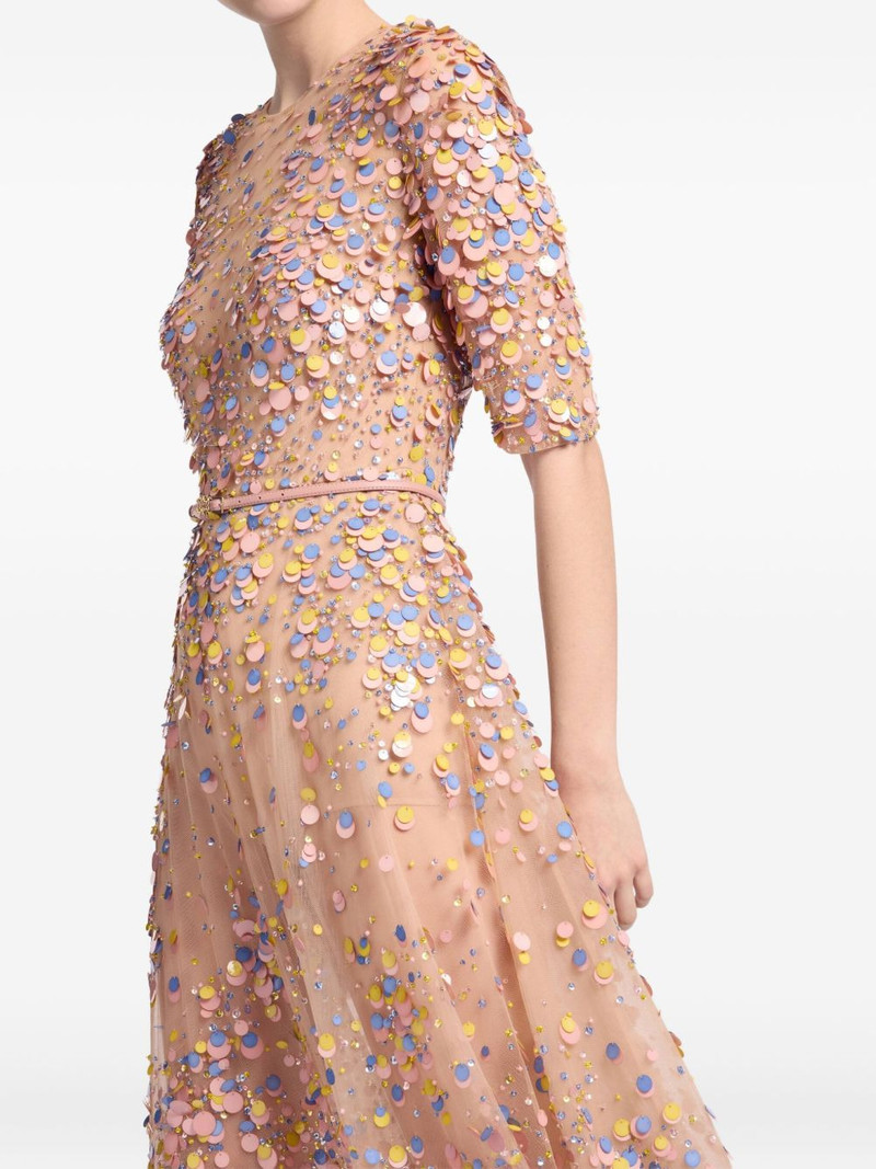 sequin-embellished mini dress 4
