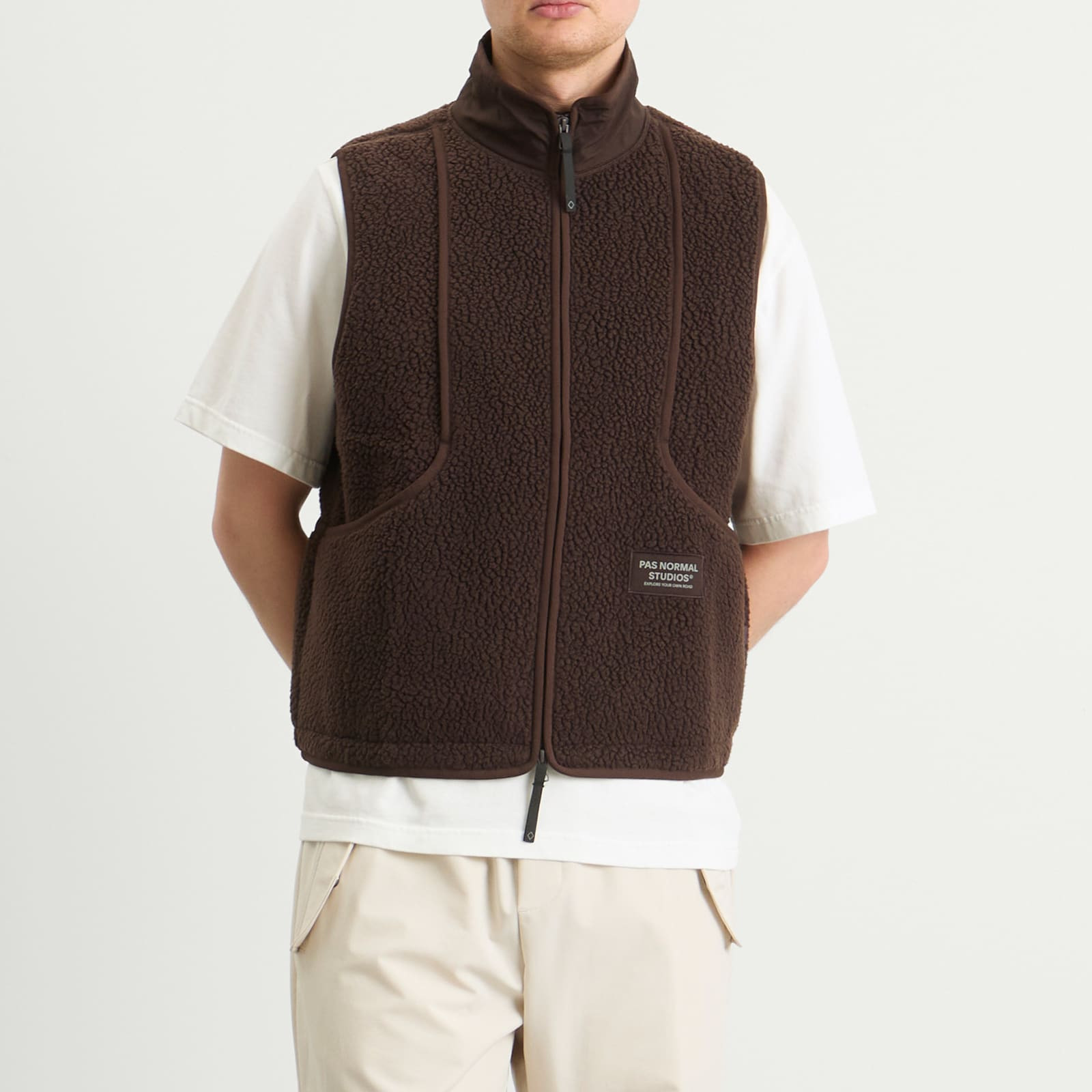 Pas Normal Studios Off-Race Pile Fleece Vest - 2