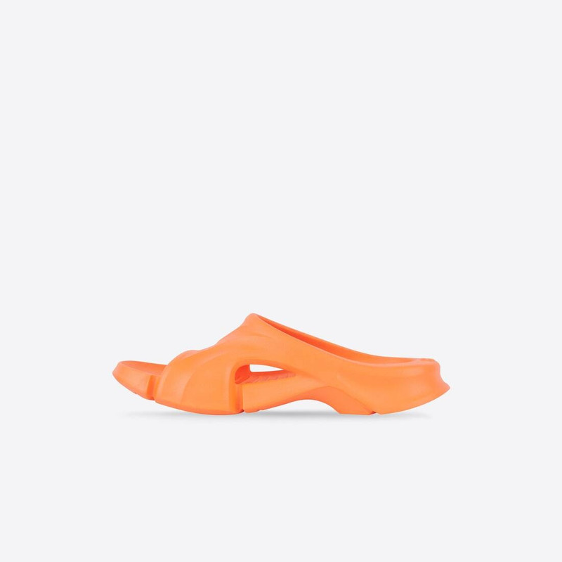Women's Mold Slide Sandal in Fluo Orange 4