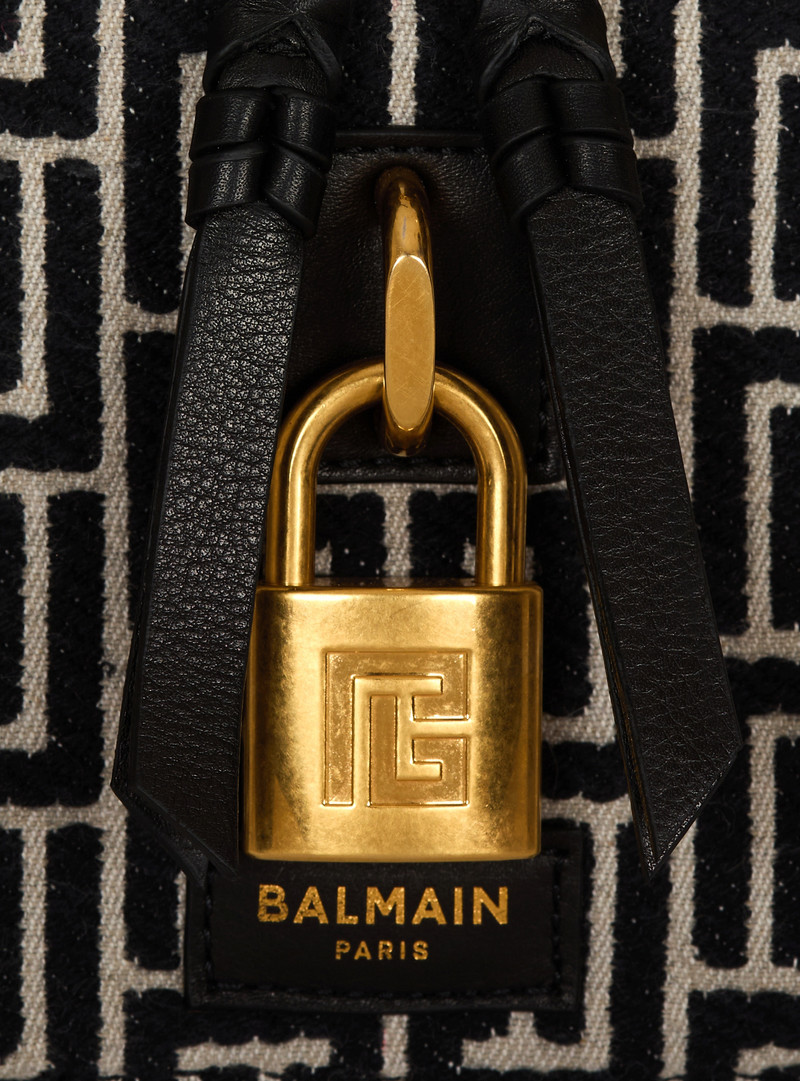 Pulse Vanity bag in monogrammed jacquard canvas and leather 7