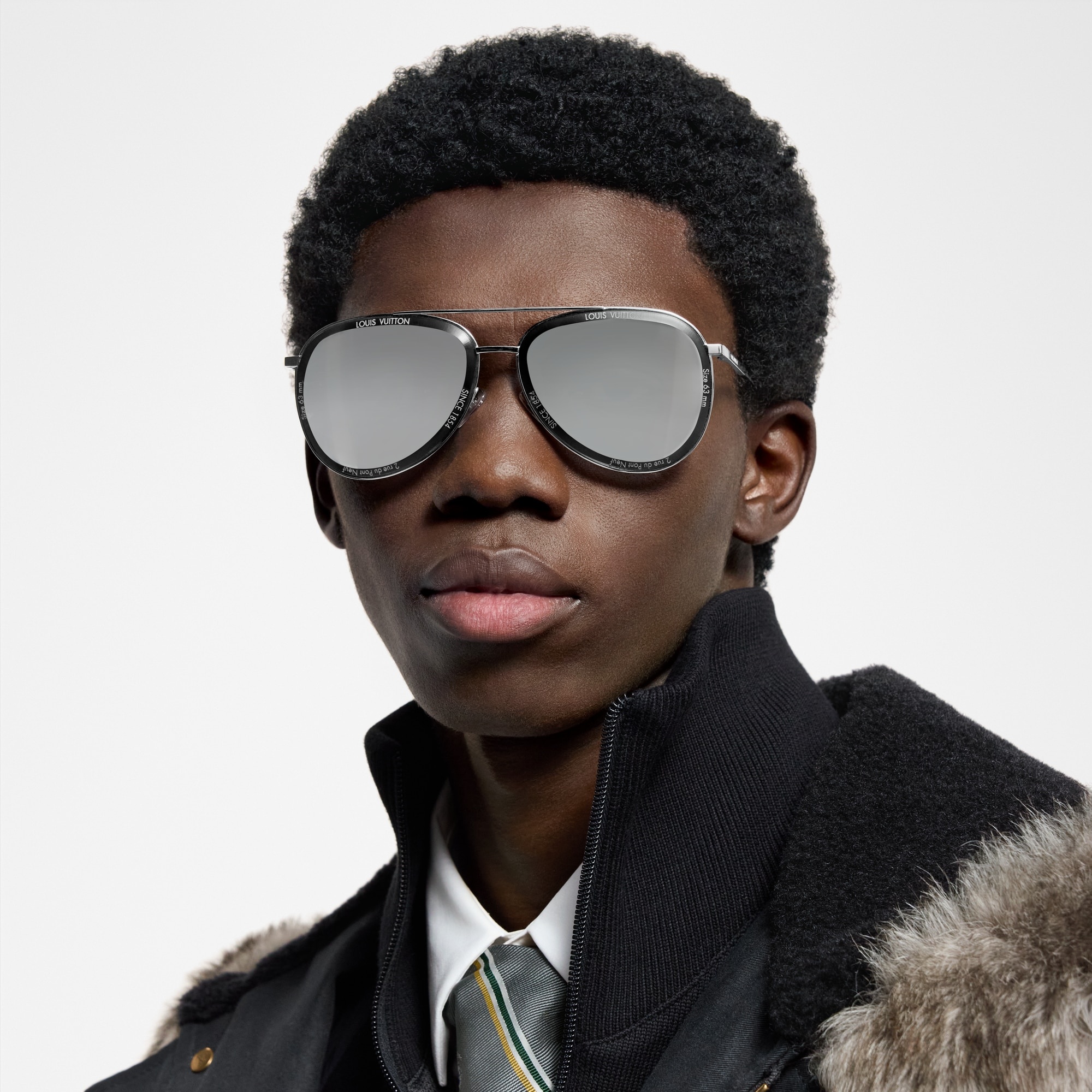 LV Super Vision Metal Pilot Sunglasses - 4