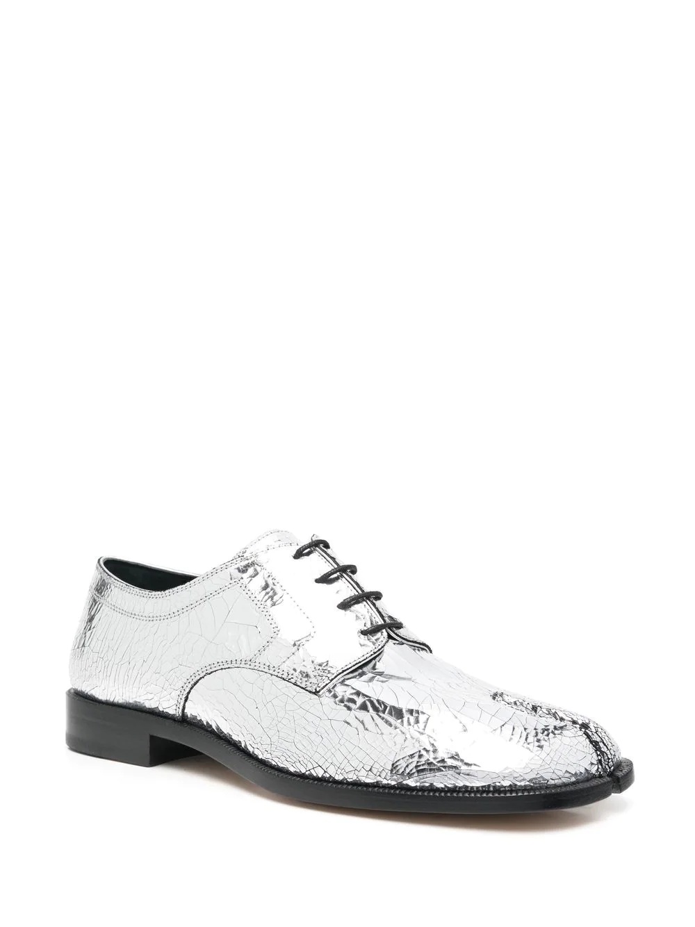 Tabi metallic lace-up shoes - 2