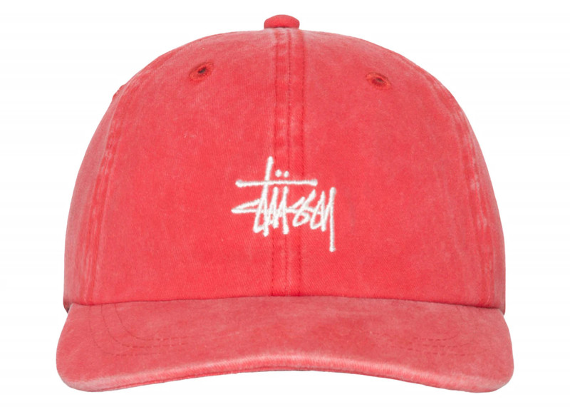 Stüssy Stussy Low Profile Basic Washed Strapback Raspberry outlook
