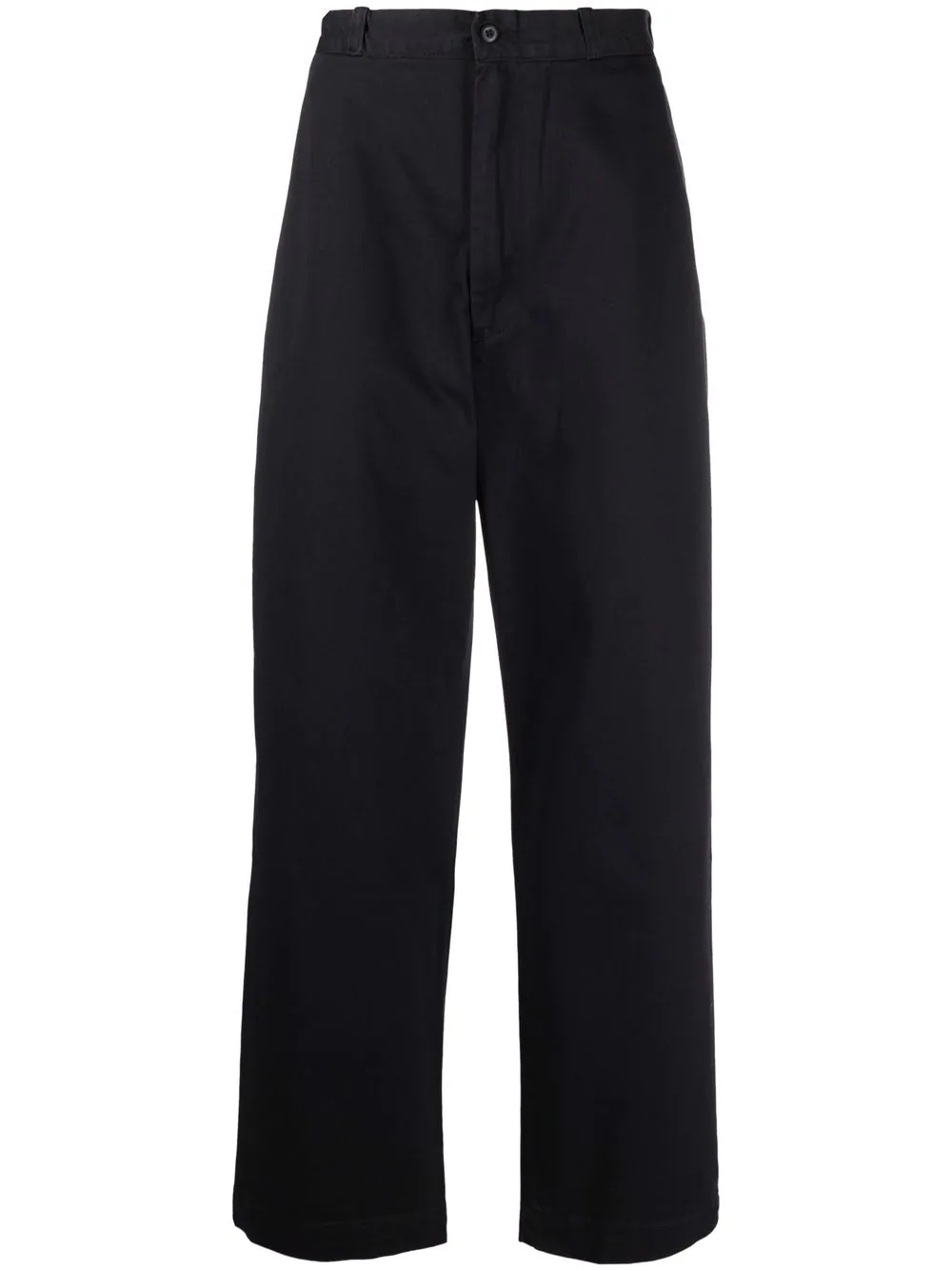 high-waist straight trousers - 1