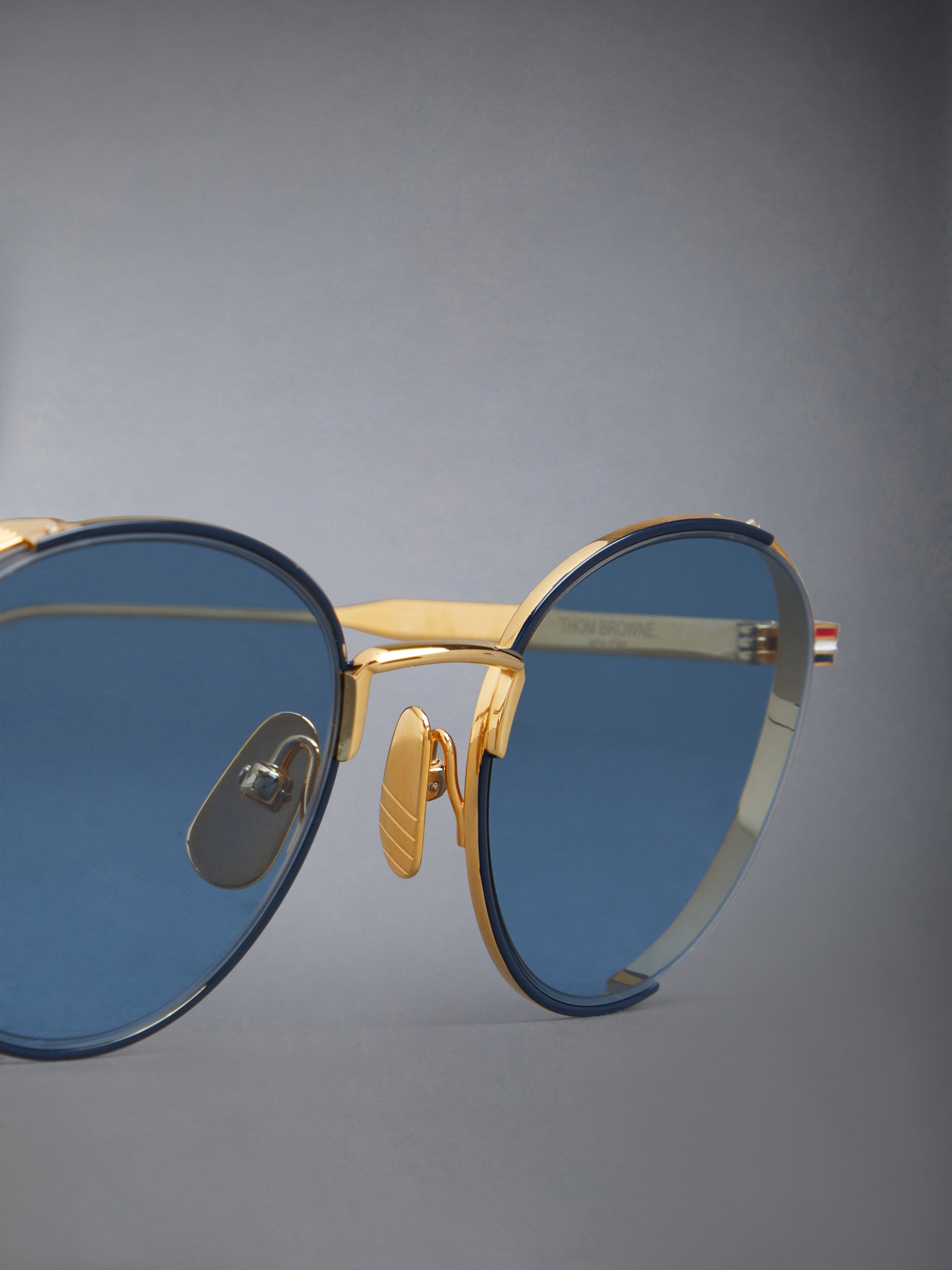 TITANIUM ROUND SUNGLASSES - 5