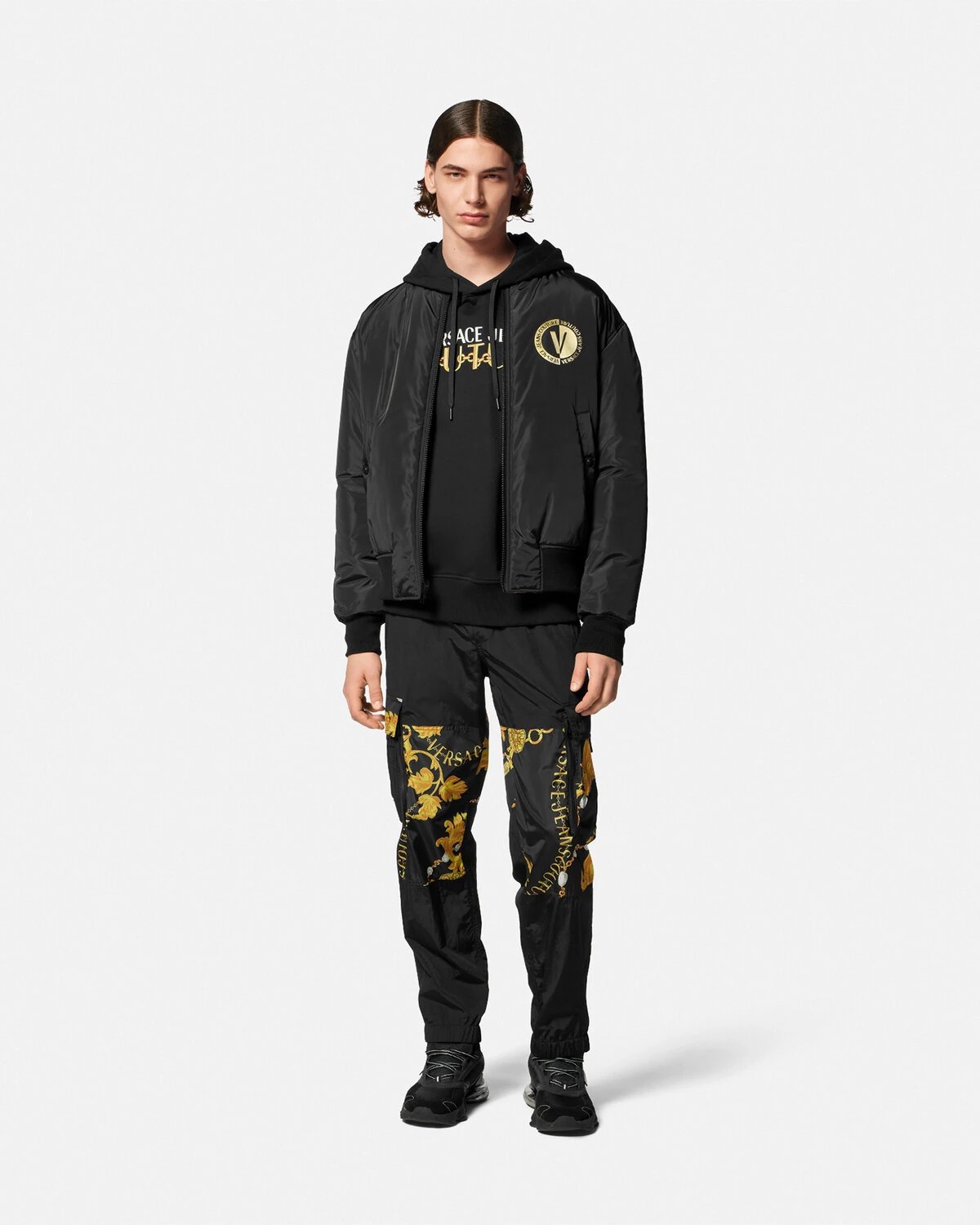 Chain Couture Cargo Pants - 2