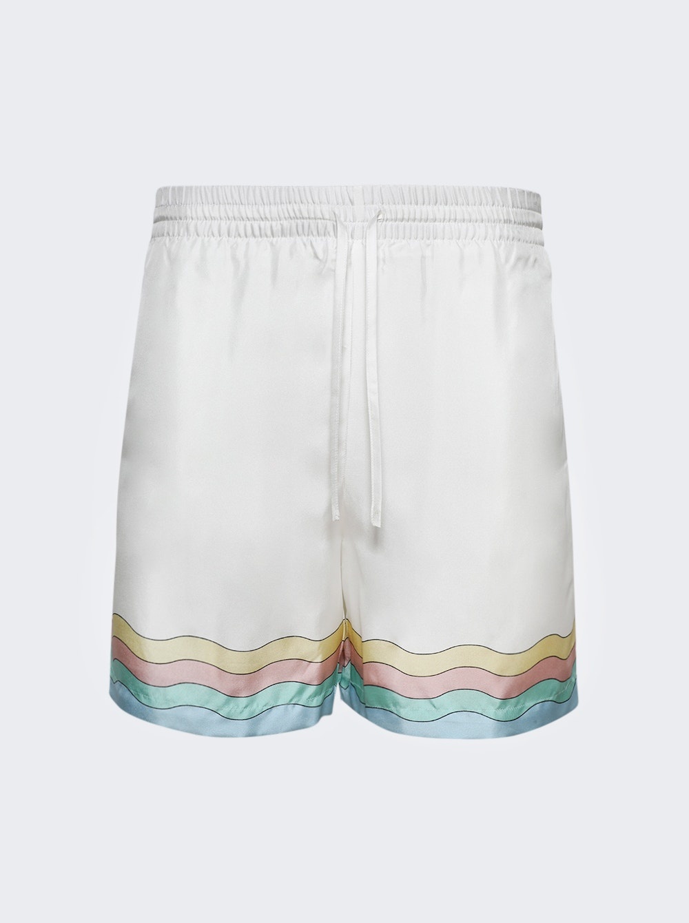 Maison De Reve Silk Shorts White - 1