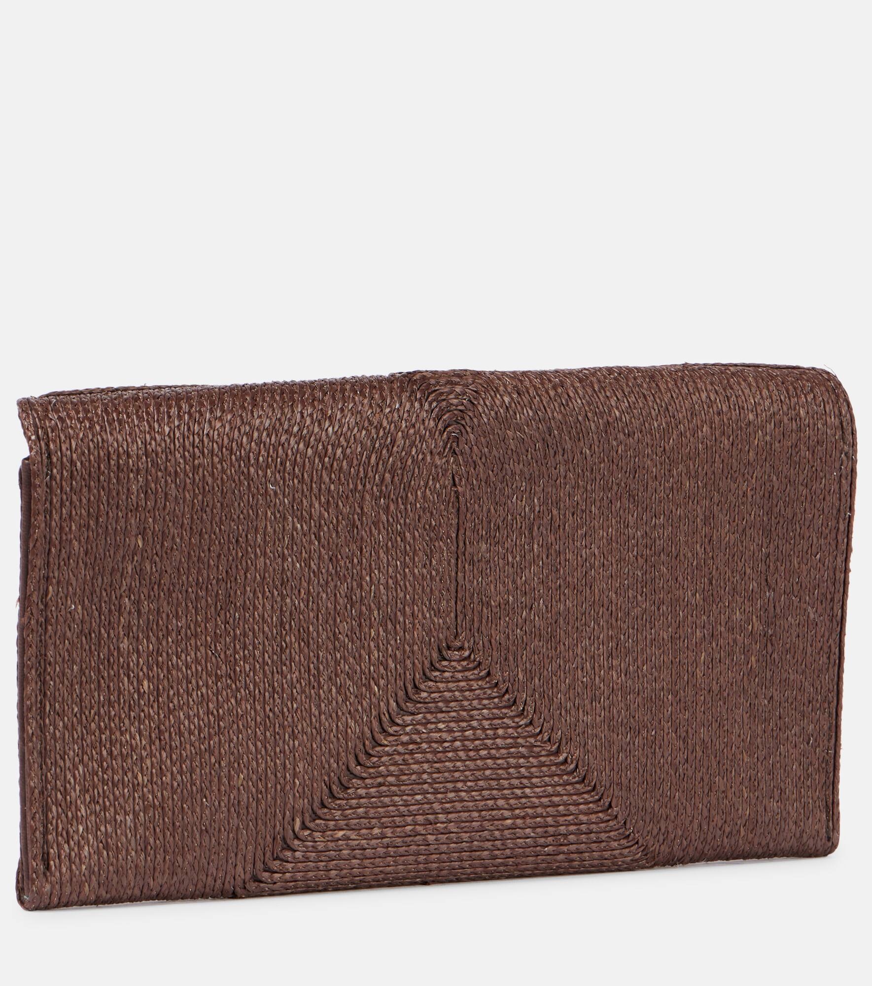 Vacanza Small raffia clutch - 4
