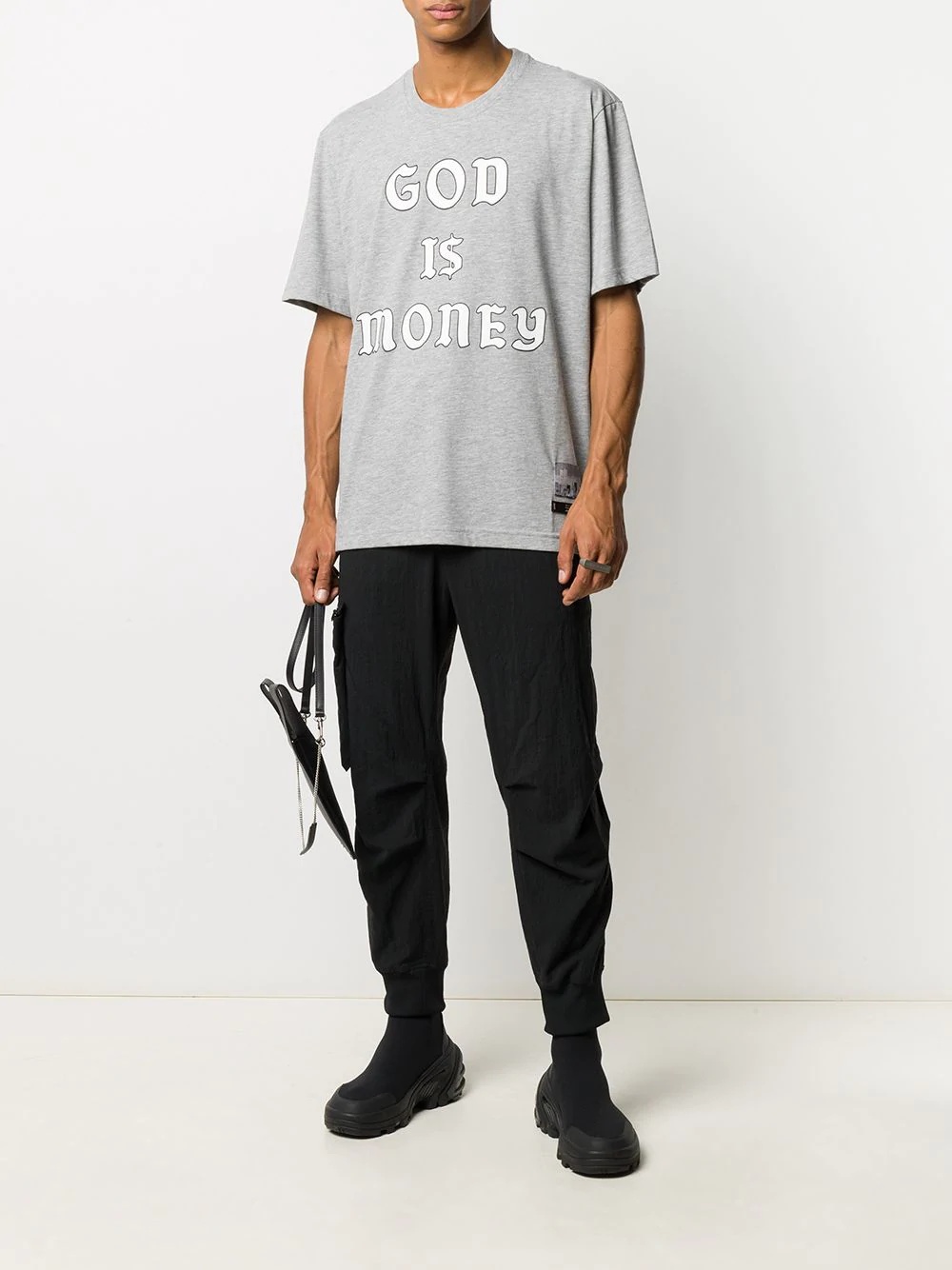 'God is money' slogan t-shirt - 2