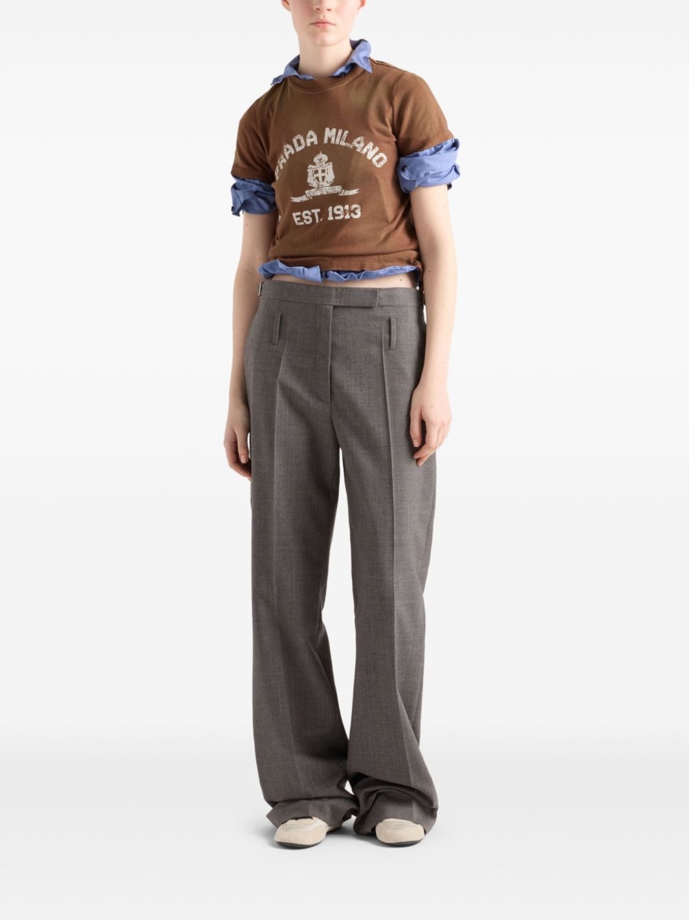 logo-print T-shirt - 2