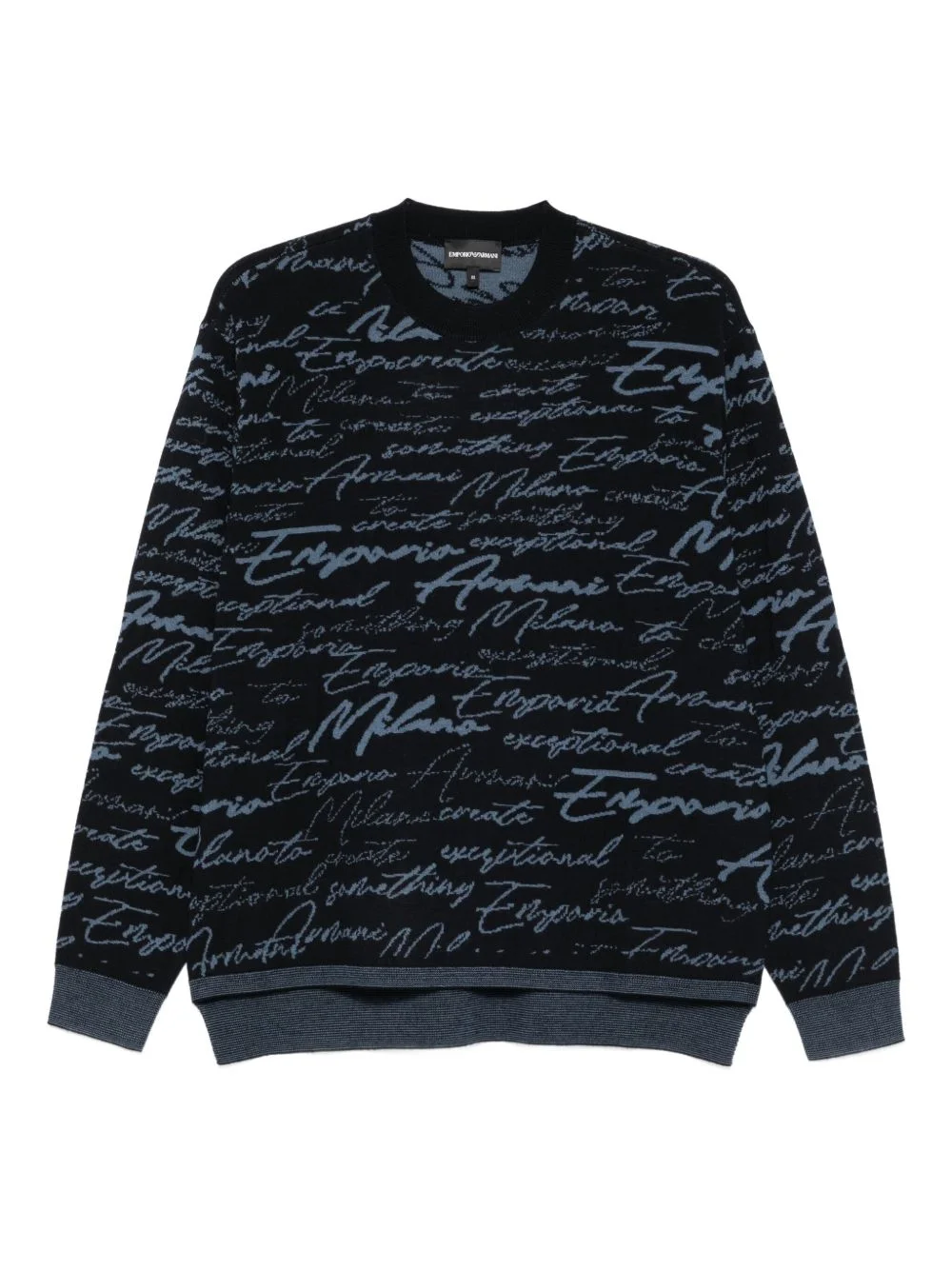 script-logo sweater - 1