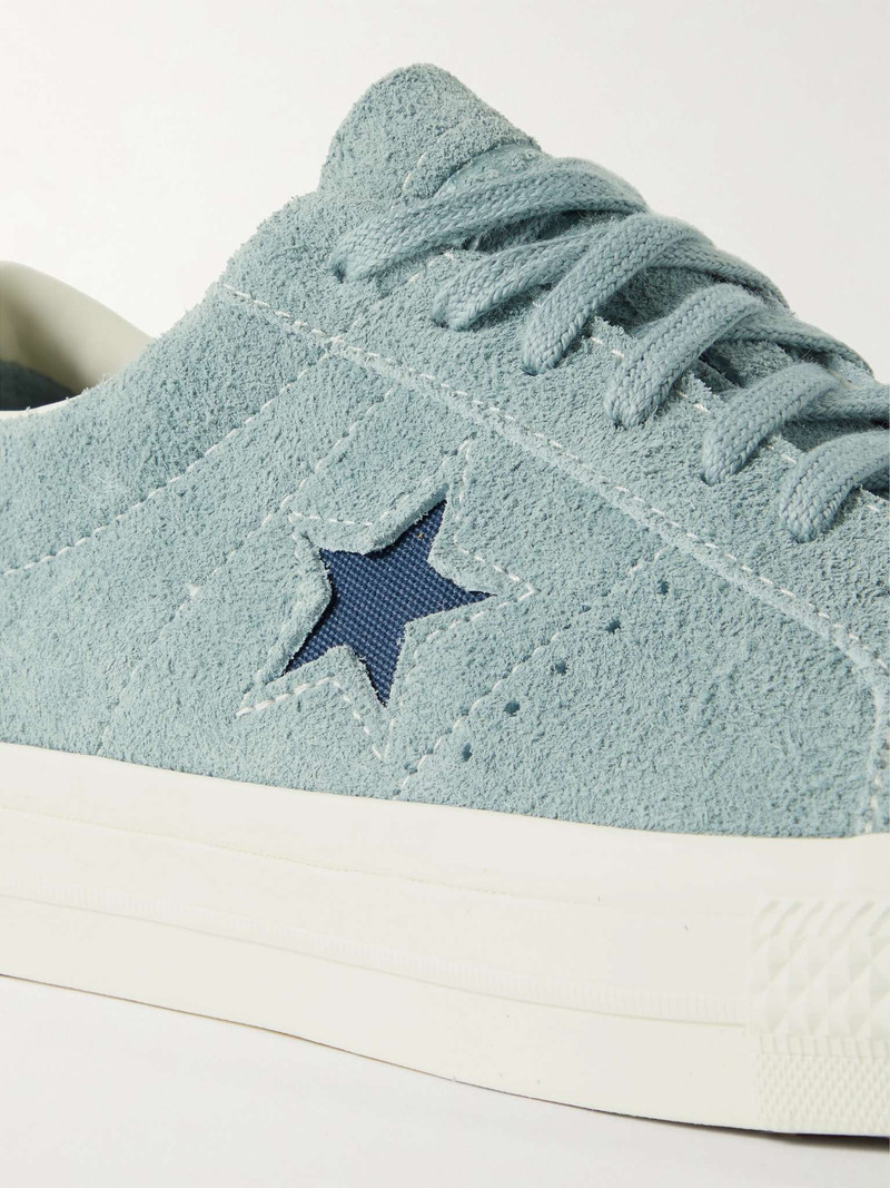 One Star Pro Canvas-Trimmed Suede Sneakers 6