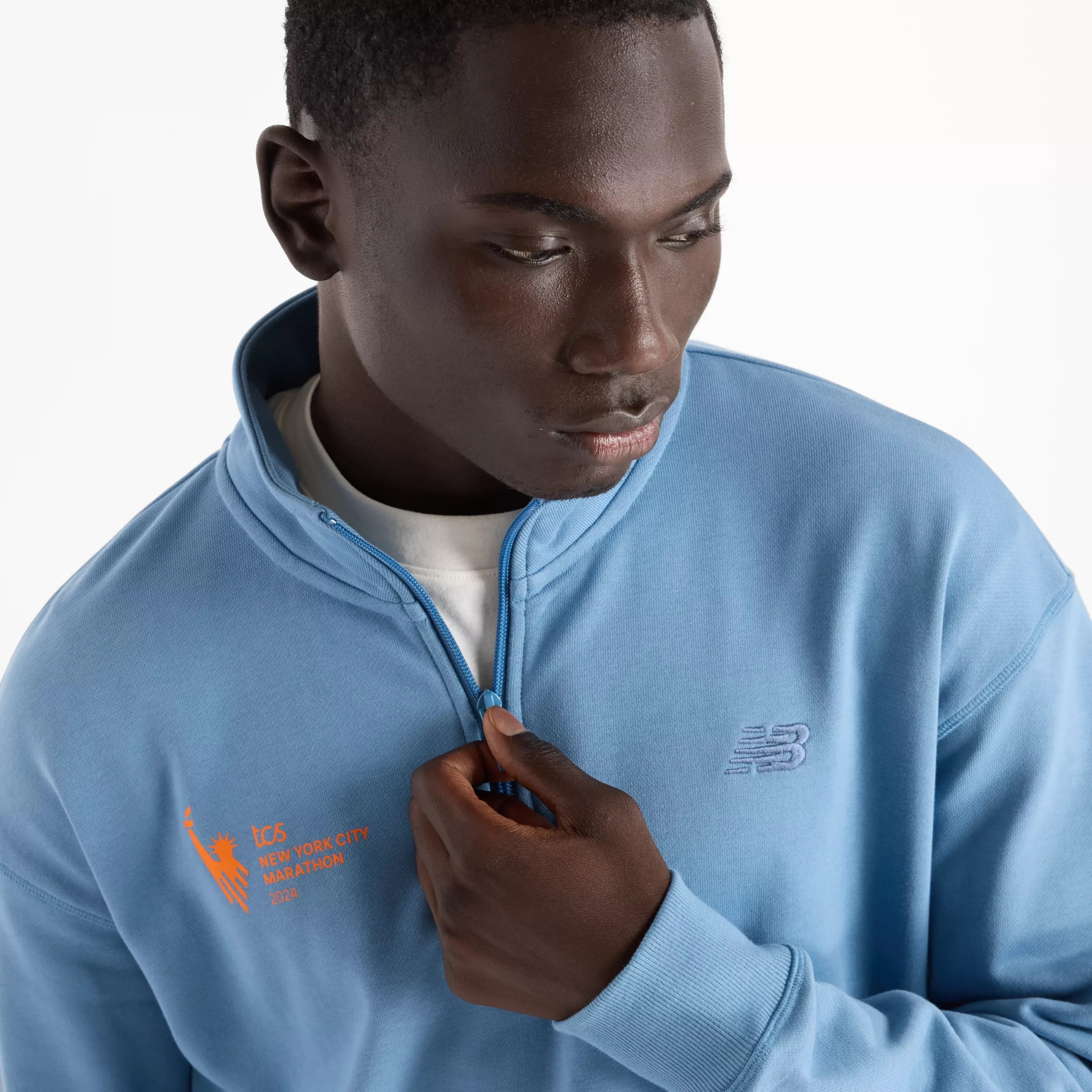 NYC Marathon Athletics Fleece 1/2 Zip - 5