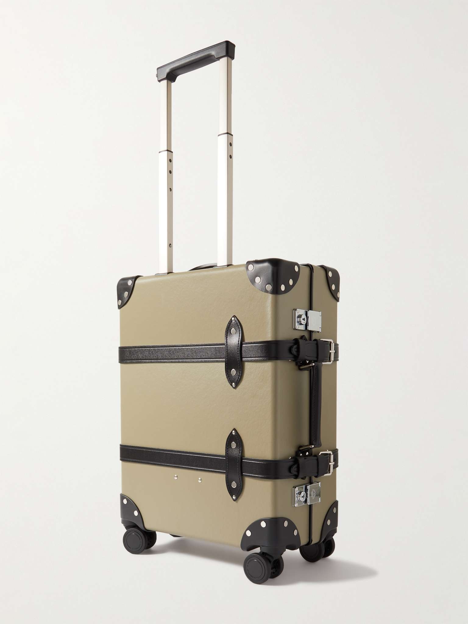 Centenary Leather-Trimmed Carry-On Suitcase - 4