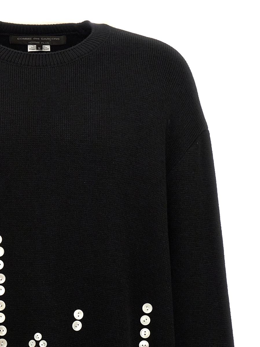 Comme Des Garçons Homme Plus Button Sweater - 3