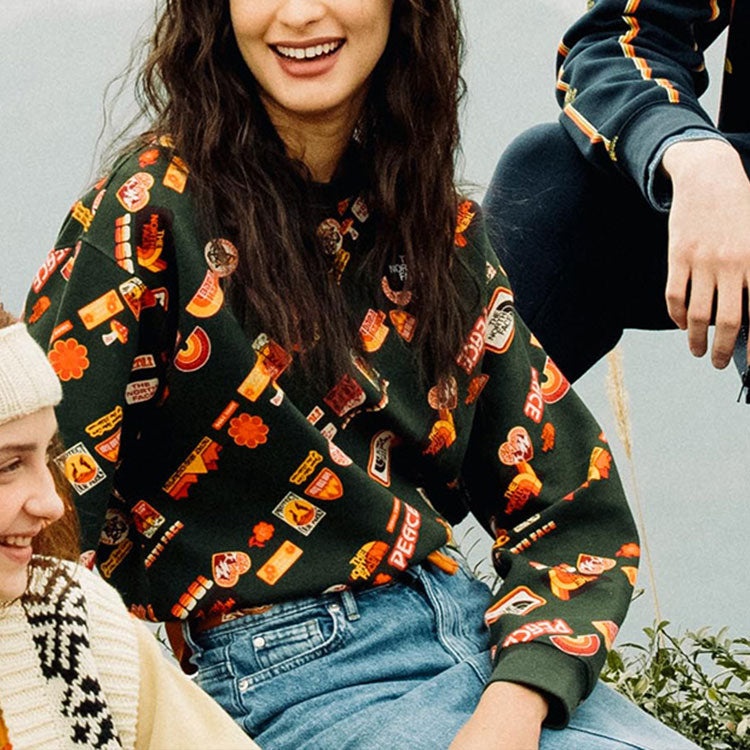 (WMNS) THE NORTH FACE Vanlife Logo Sweater 'Multicolor' NF0A5JW9-VR0 - 3
