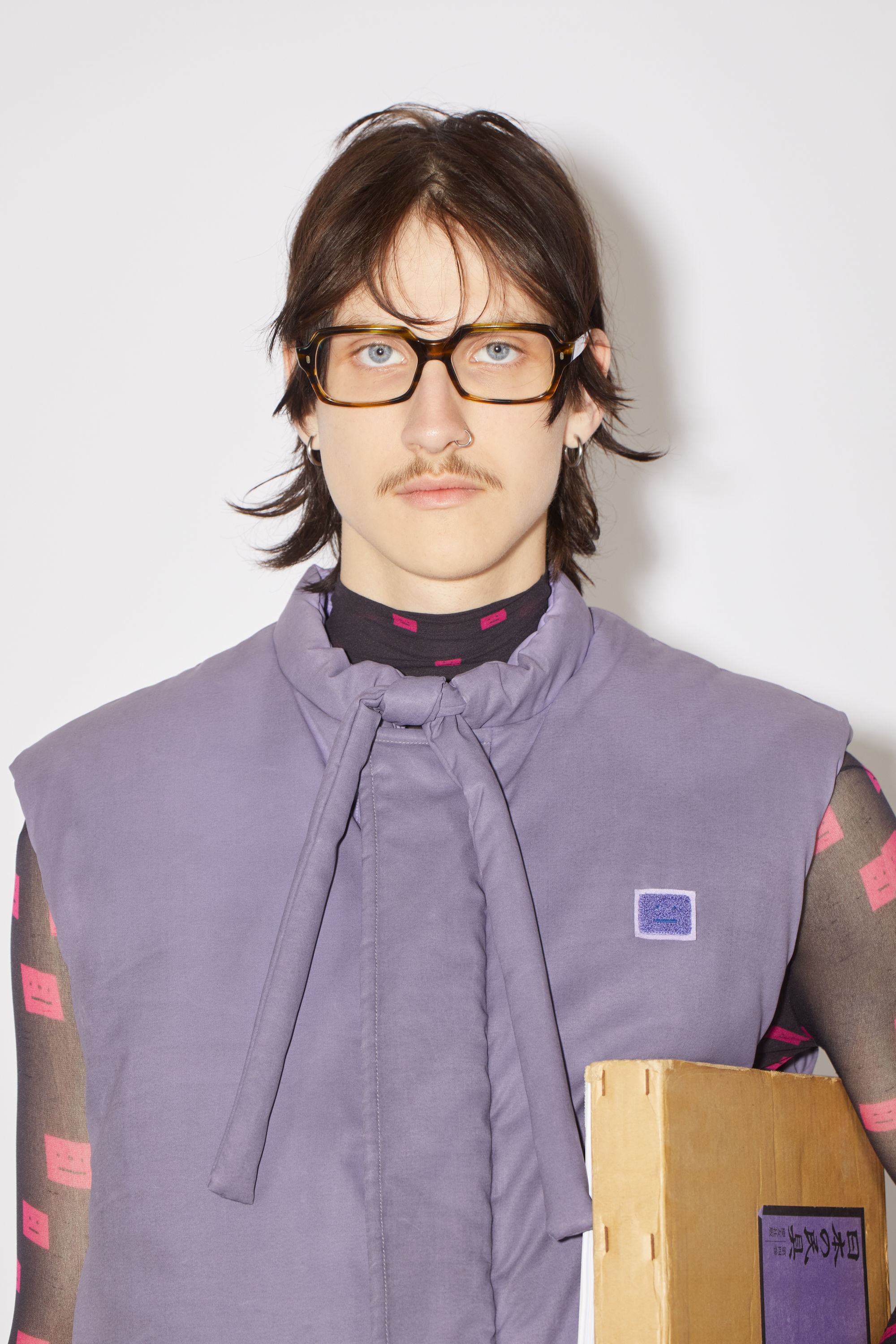 Heat reactive gilet jacket - Black/lilac purple - 6