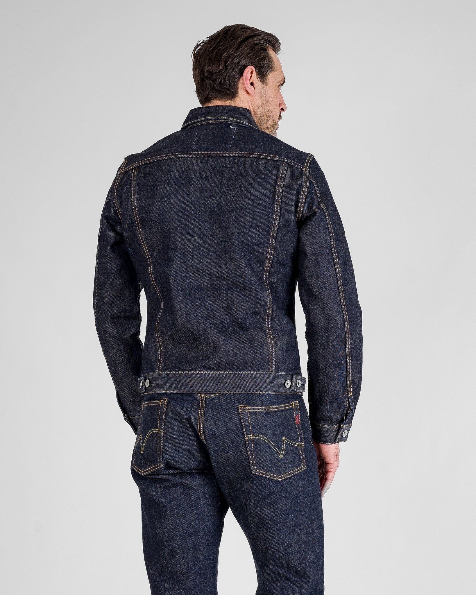 IH-526PJ 21oz Selvedge Denim Modified Type III Jacket - Indigo - 4