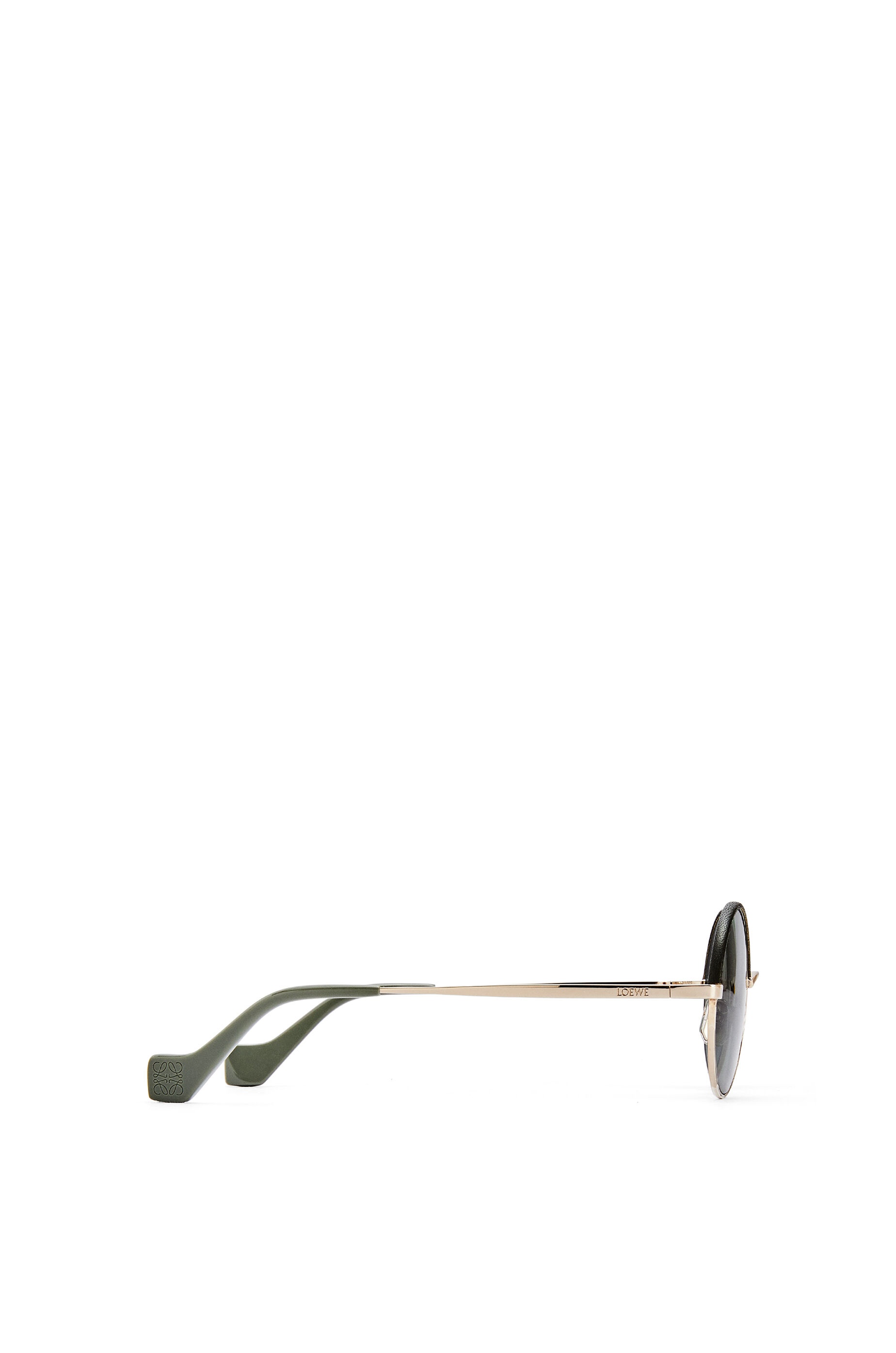 Small round sunglasses in metal - 3