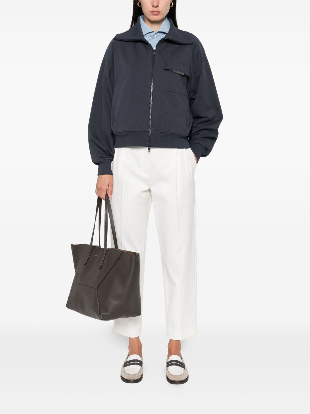 Cotton chino trousers - 5