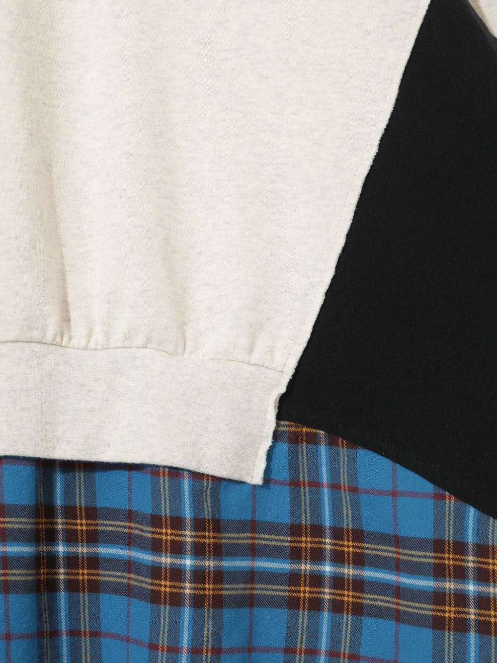 patchwork panelled sweatshirt - 5