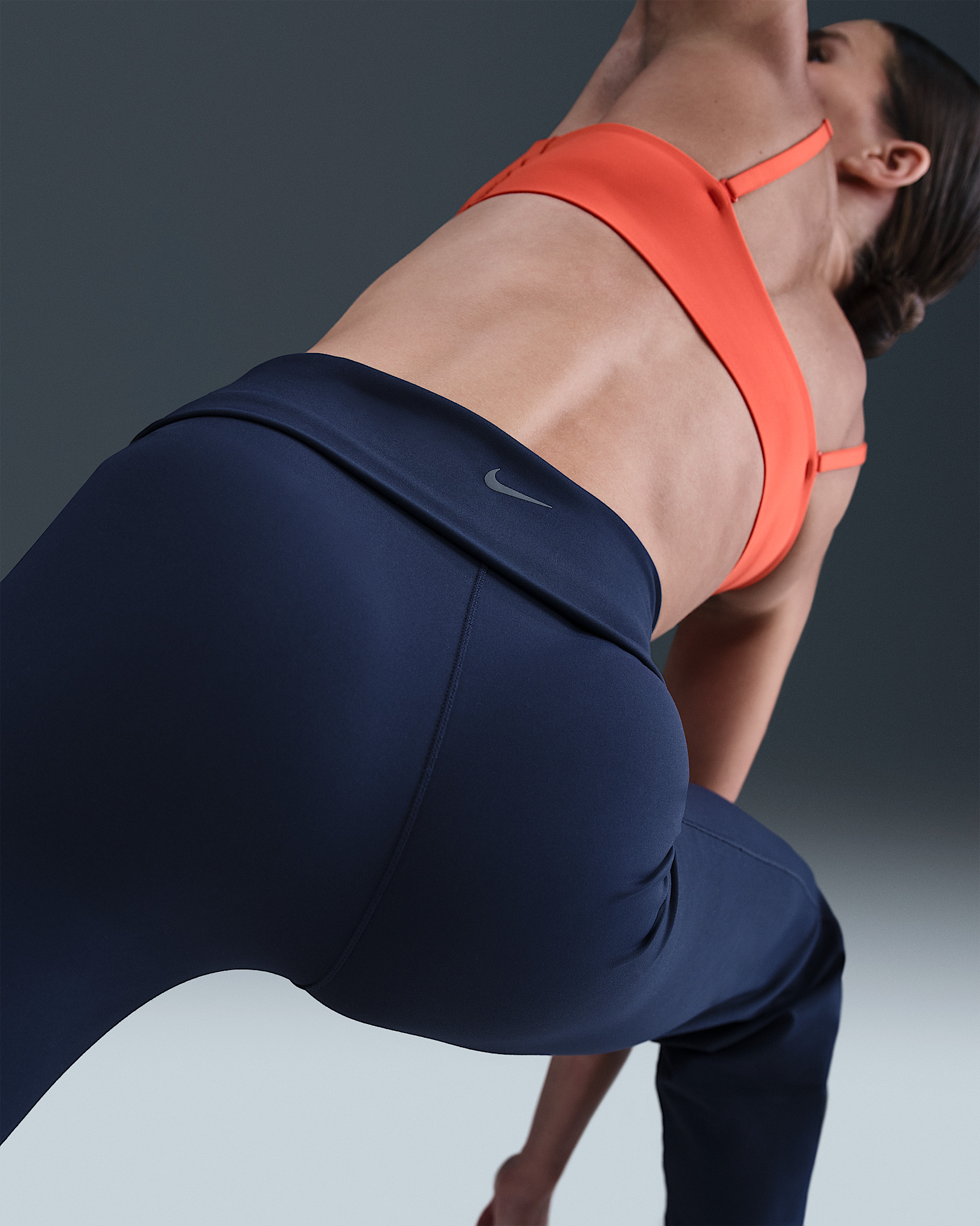 Nike One Women's Dri-FIT High-Waisted Fold-Over Pants - 3