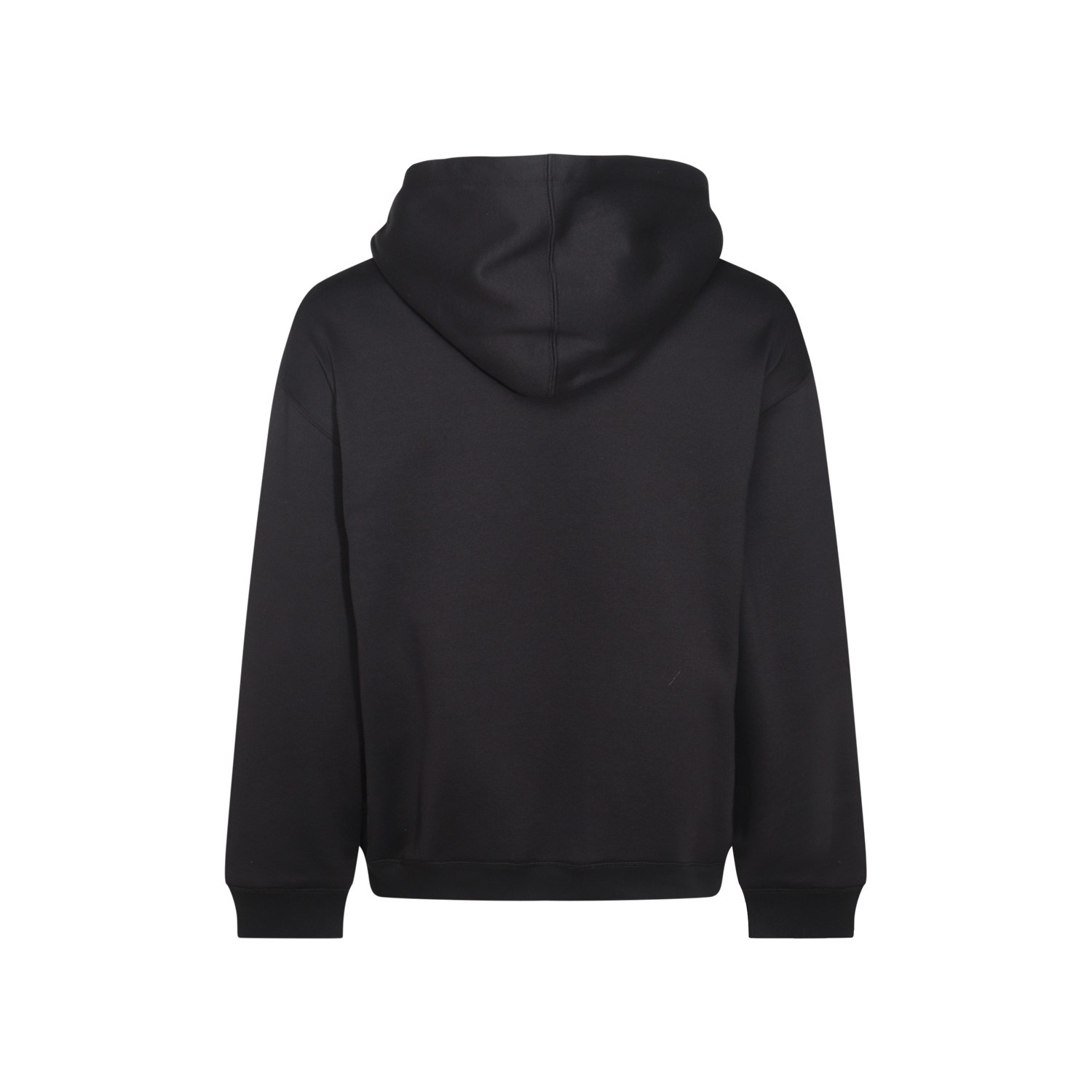 BLACK COTTON SWEATSHIRT - 2