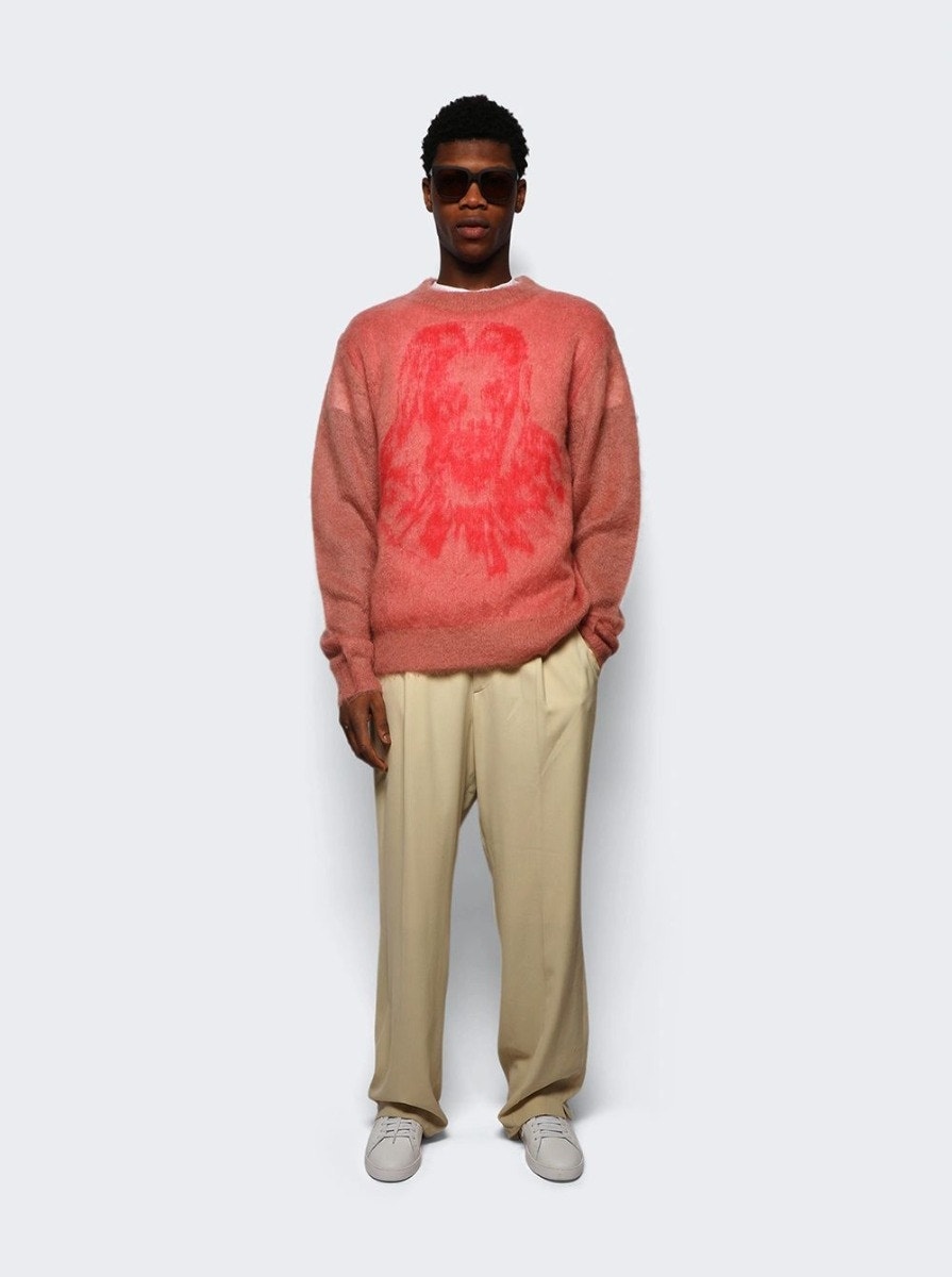 X Born X Raised Clown Knit Sweater Pink - 6