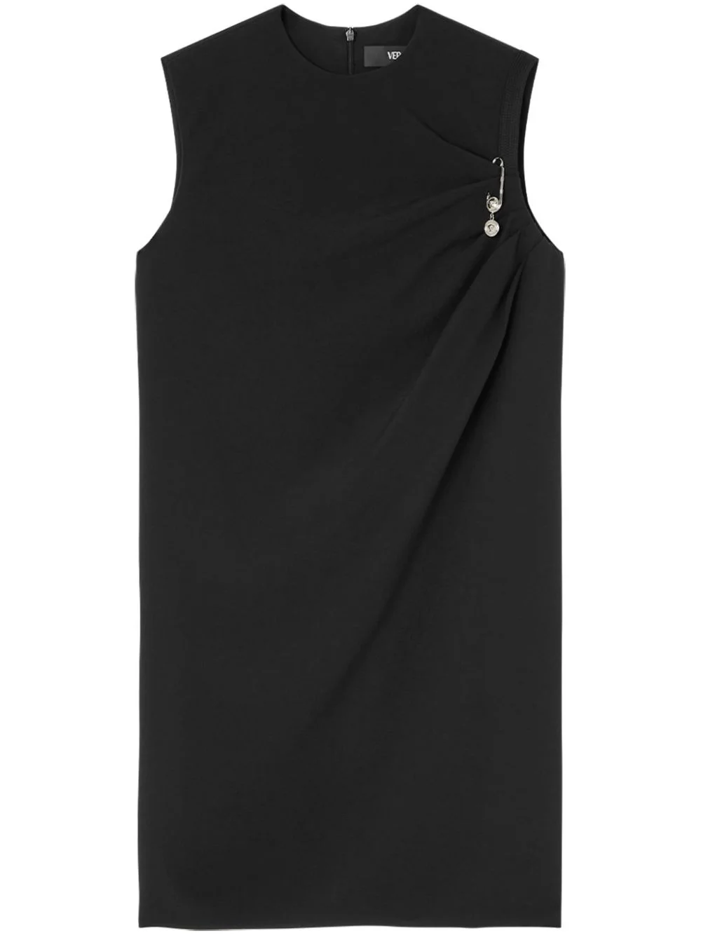 safety pin-detail mini dress - 1