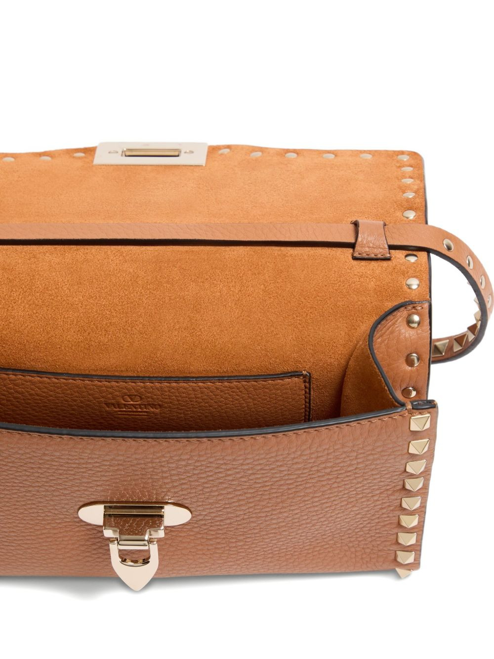 Rockstud leather shoulder bag - 3