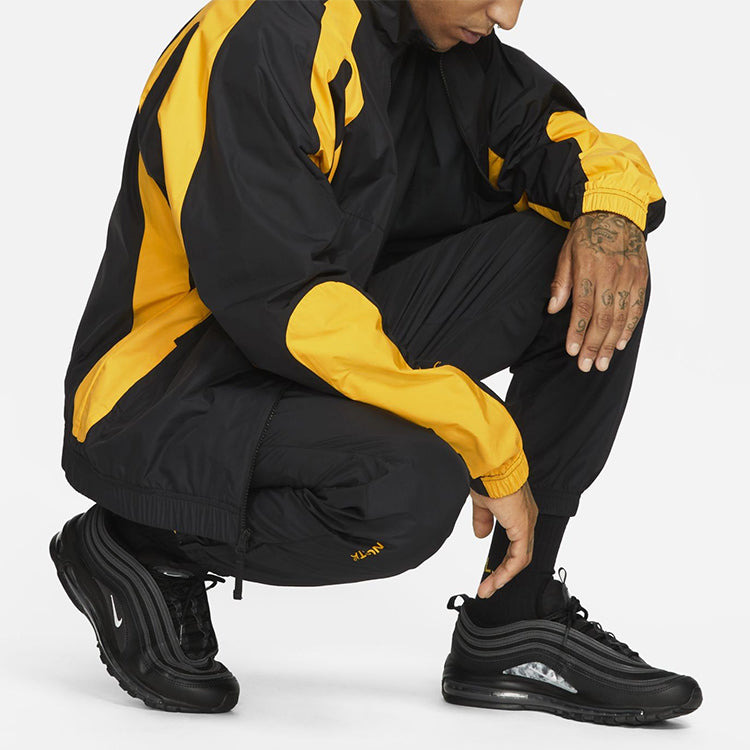 Nike x Drake Crossover NOCTA Series Zipper Pocket Bundle Feet Sports Pants Asia Edition Black DB2817 - 5