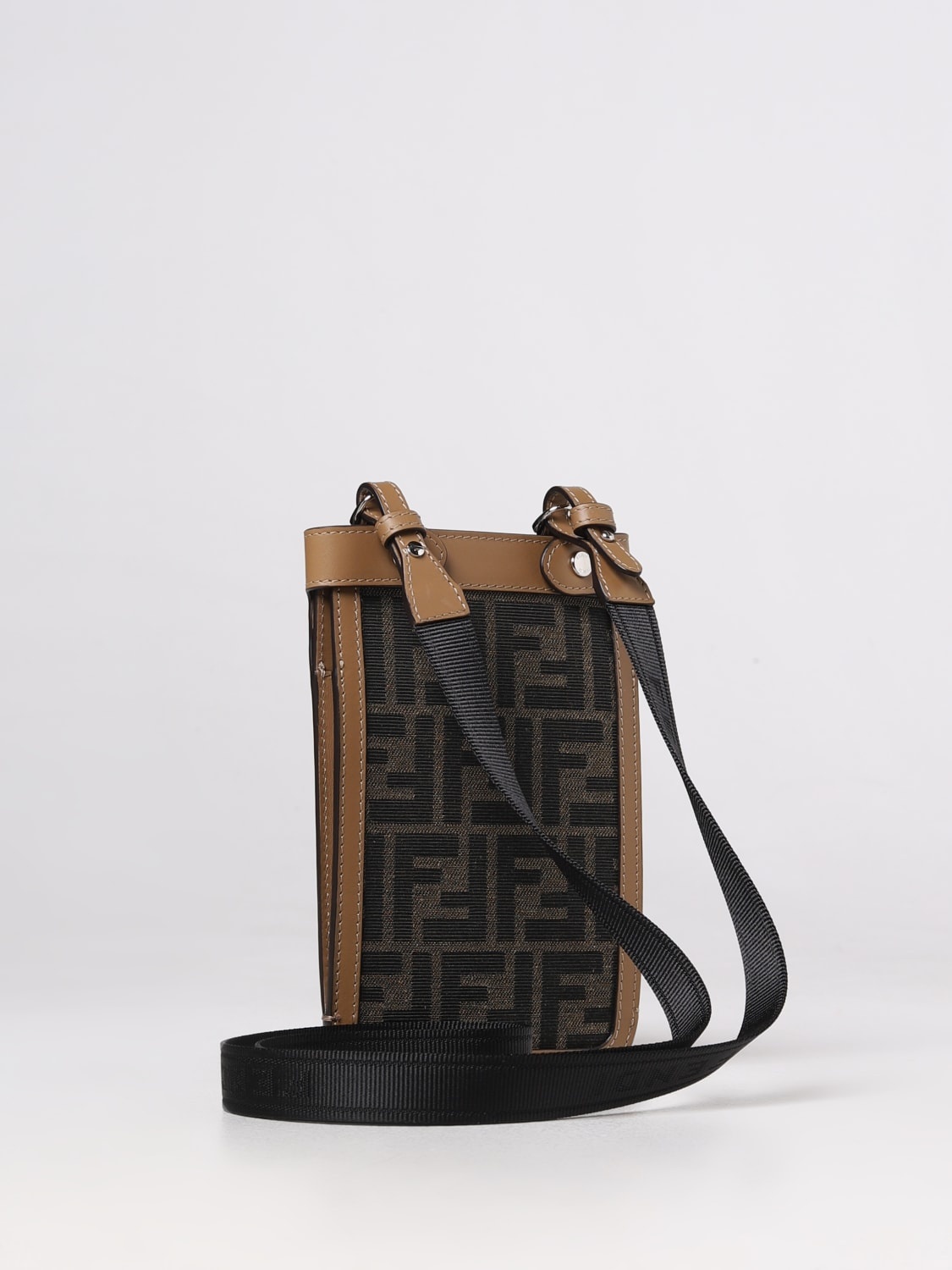 Fendi bag in leather and fabric - 2