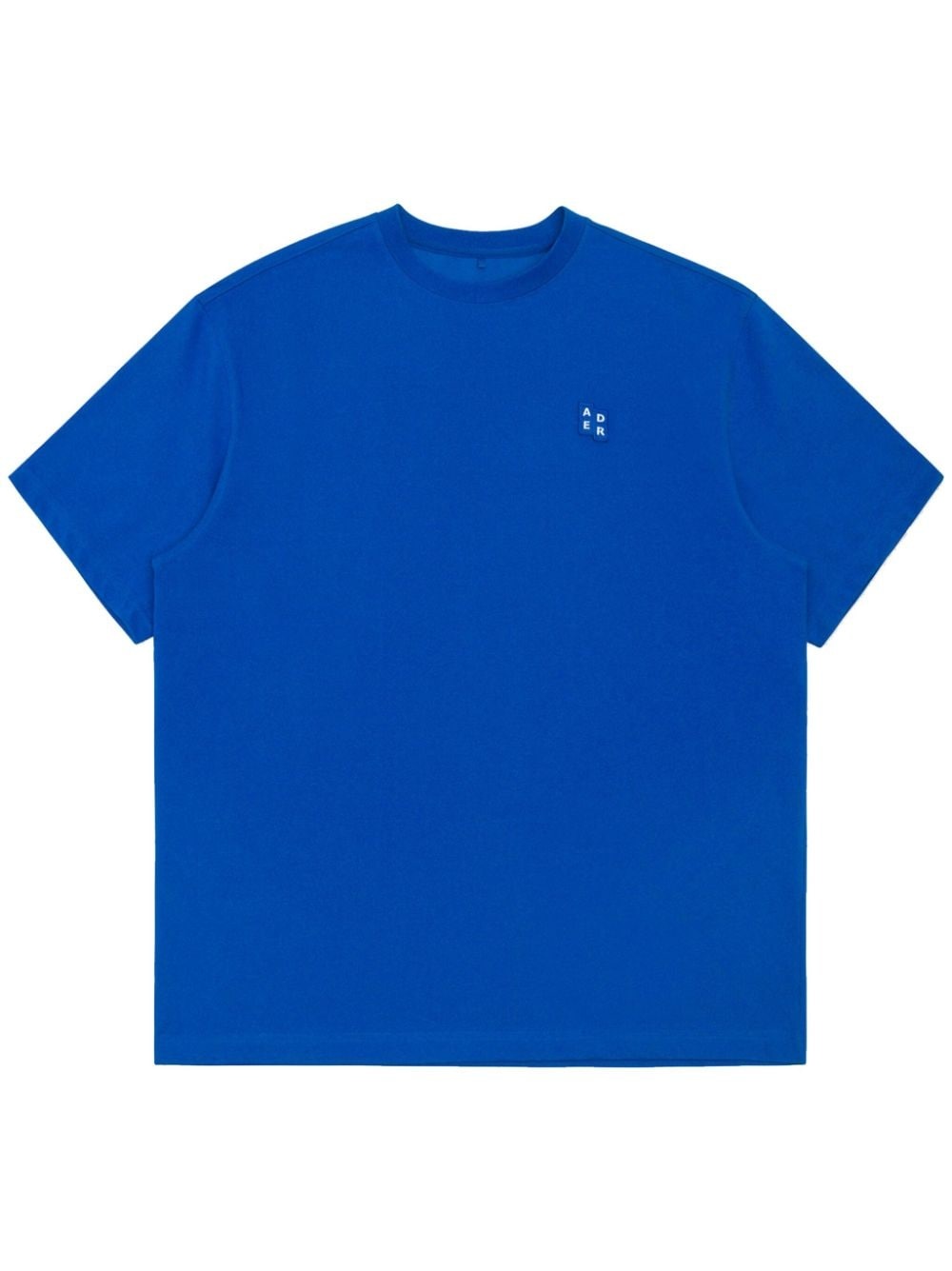 logo-tag jersey T-shirt - 1