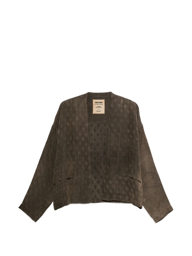 diamond-pattern jacket 1