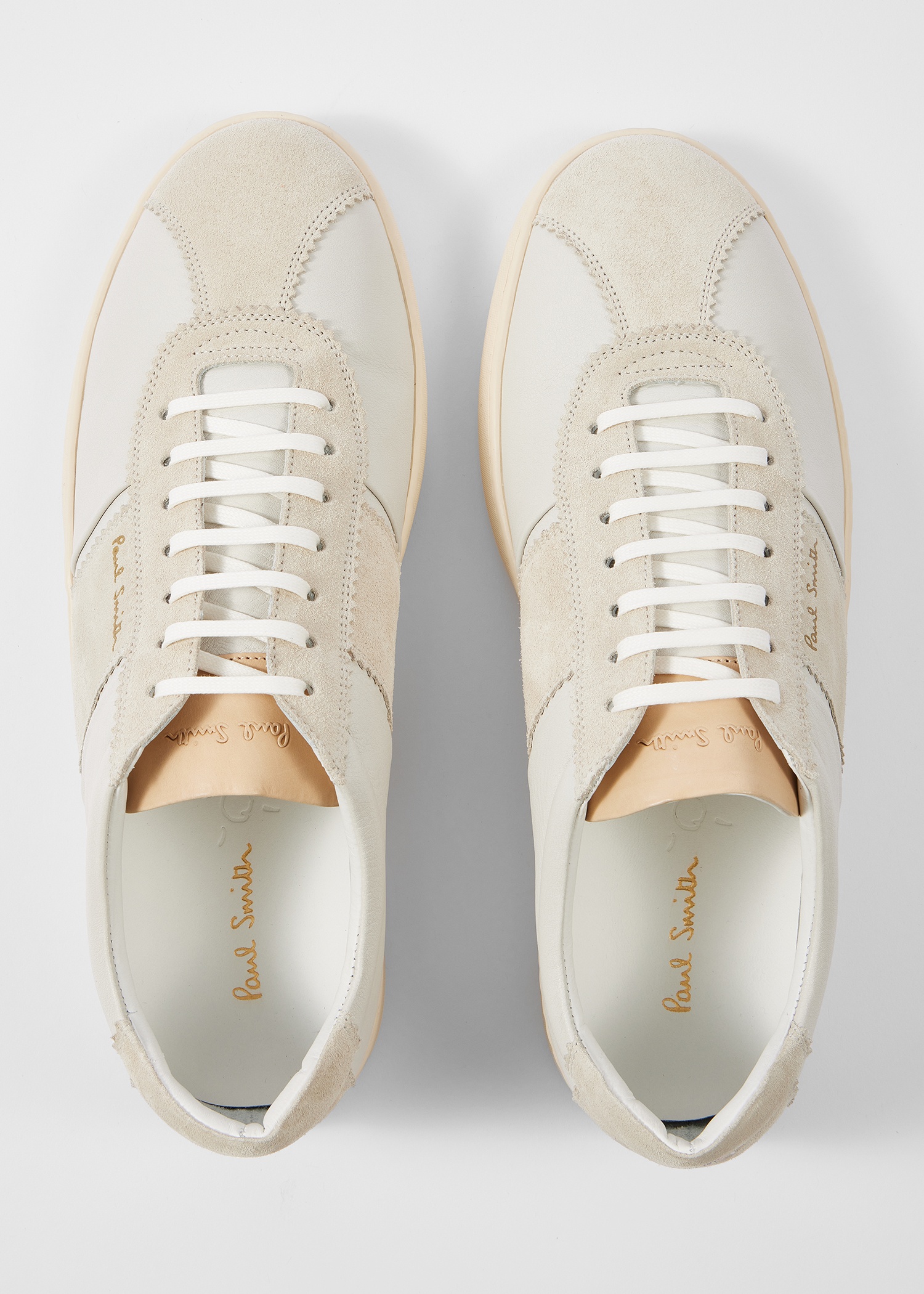 White 'Vantage' Trainers - 3