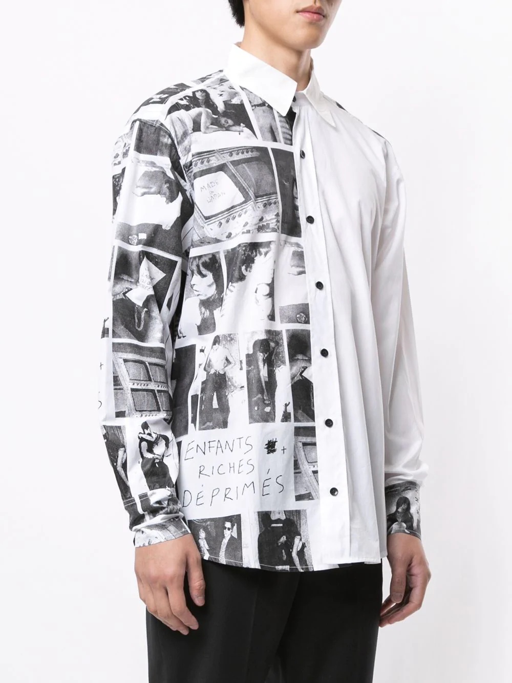 photographic-print shirt - 3