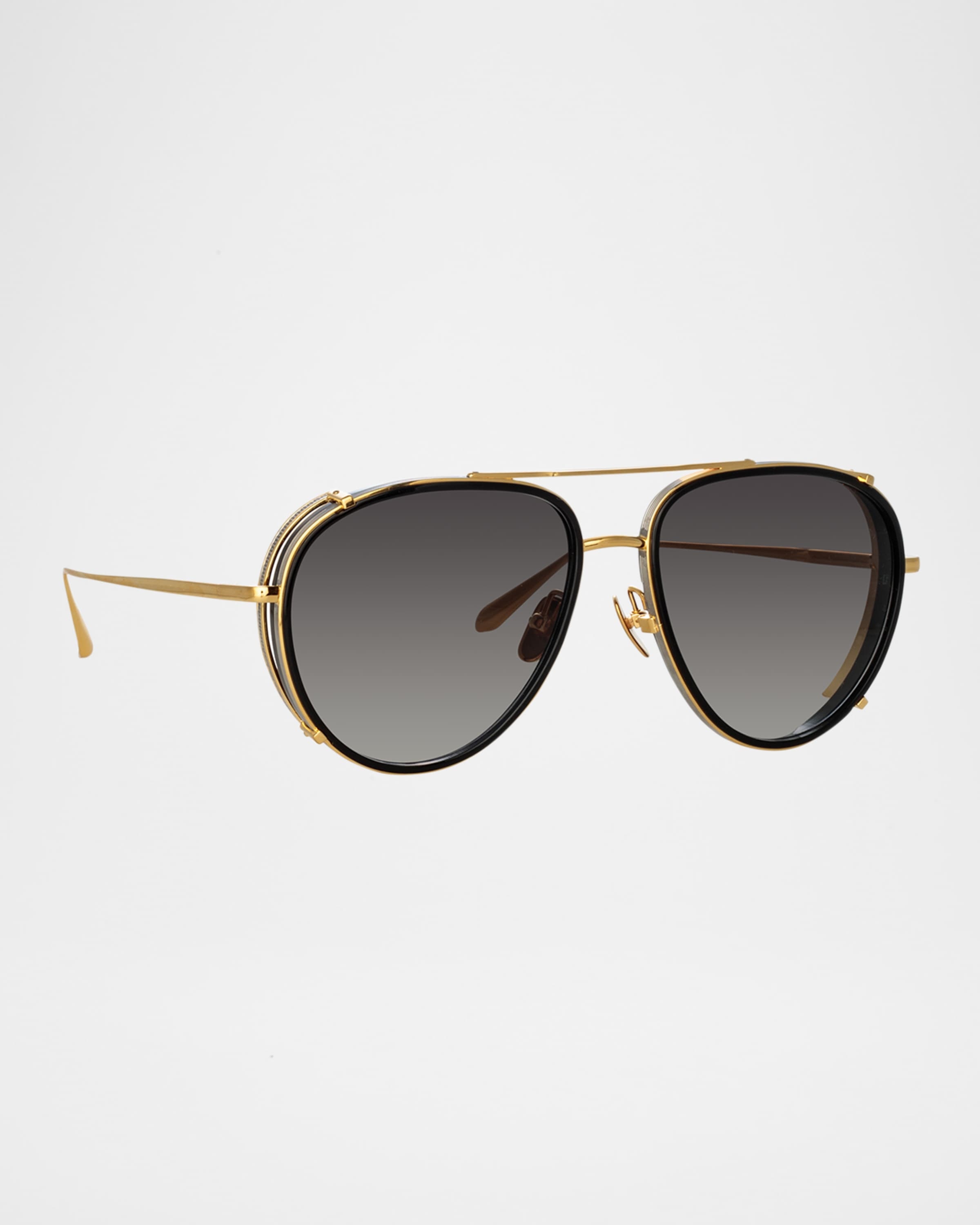 Dimitri Titanium Aviator Sunglasses - 1