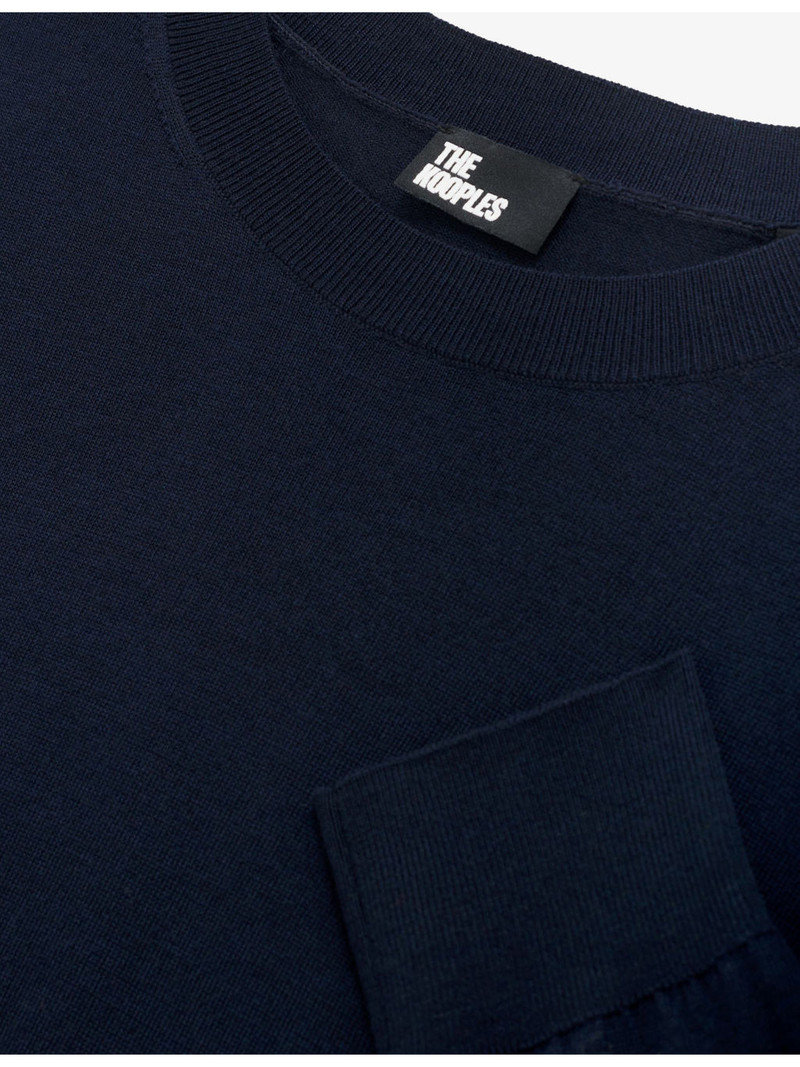 Round-Neck Wool Knitted Jumper 5
