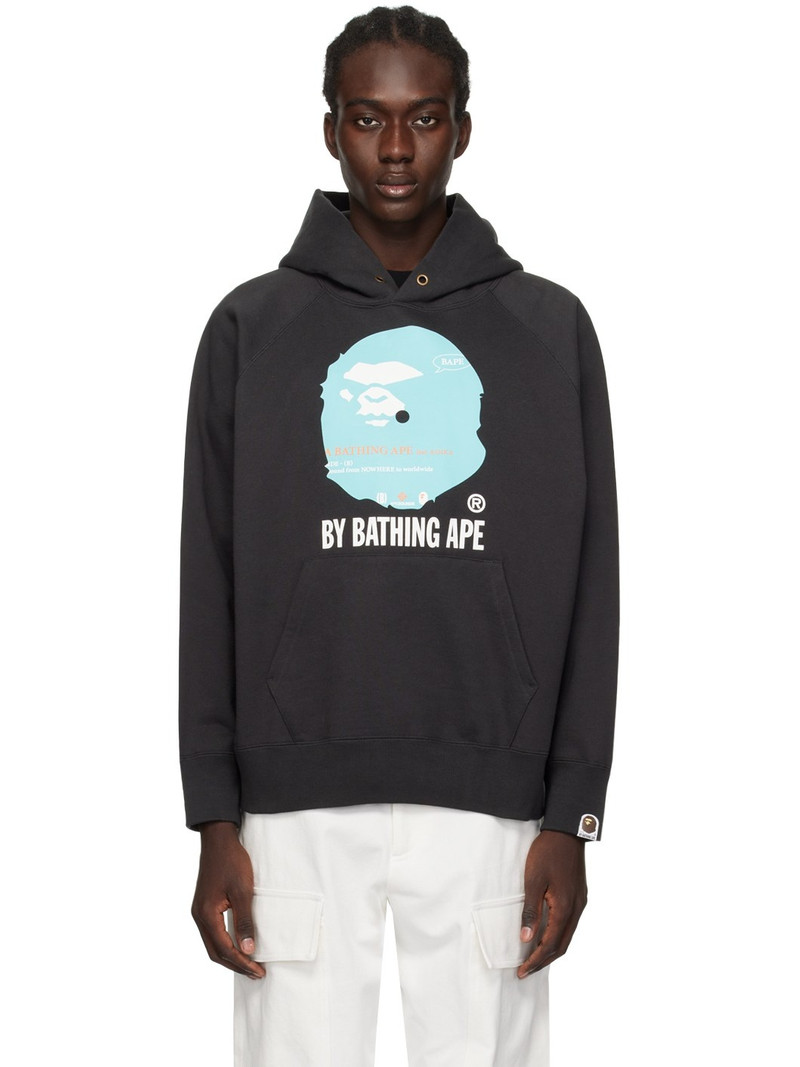 Black 'By Bathing Ape' Hoodie - 1