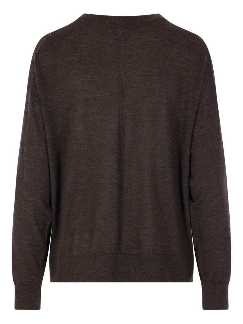 arch4 V-neck ribbed sweater outlook