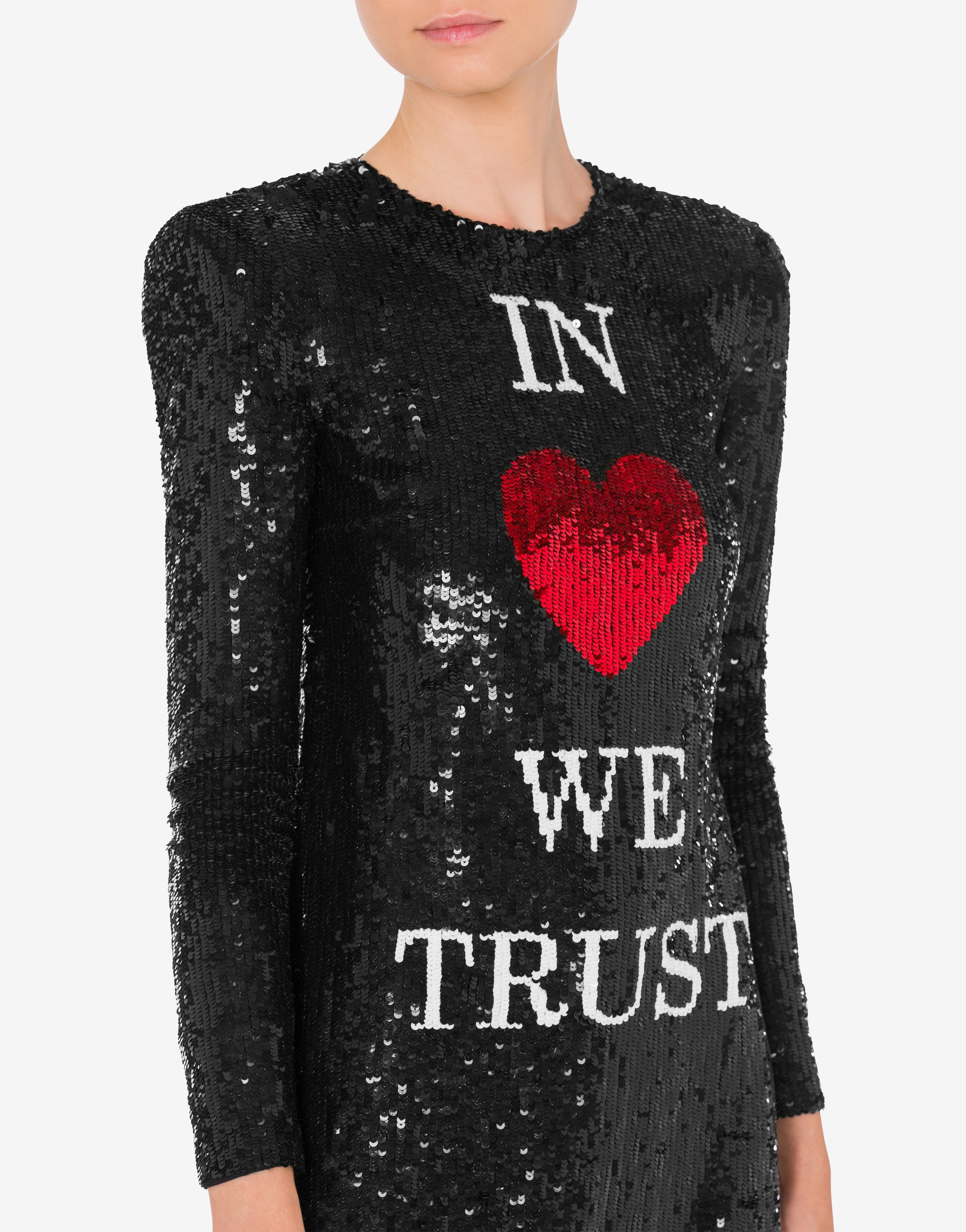 IN LOVE WE TRUST SEQUIN DRESS - 4